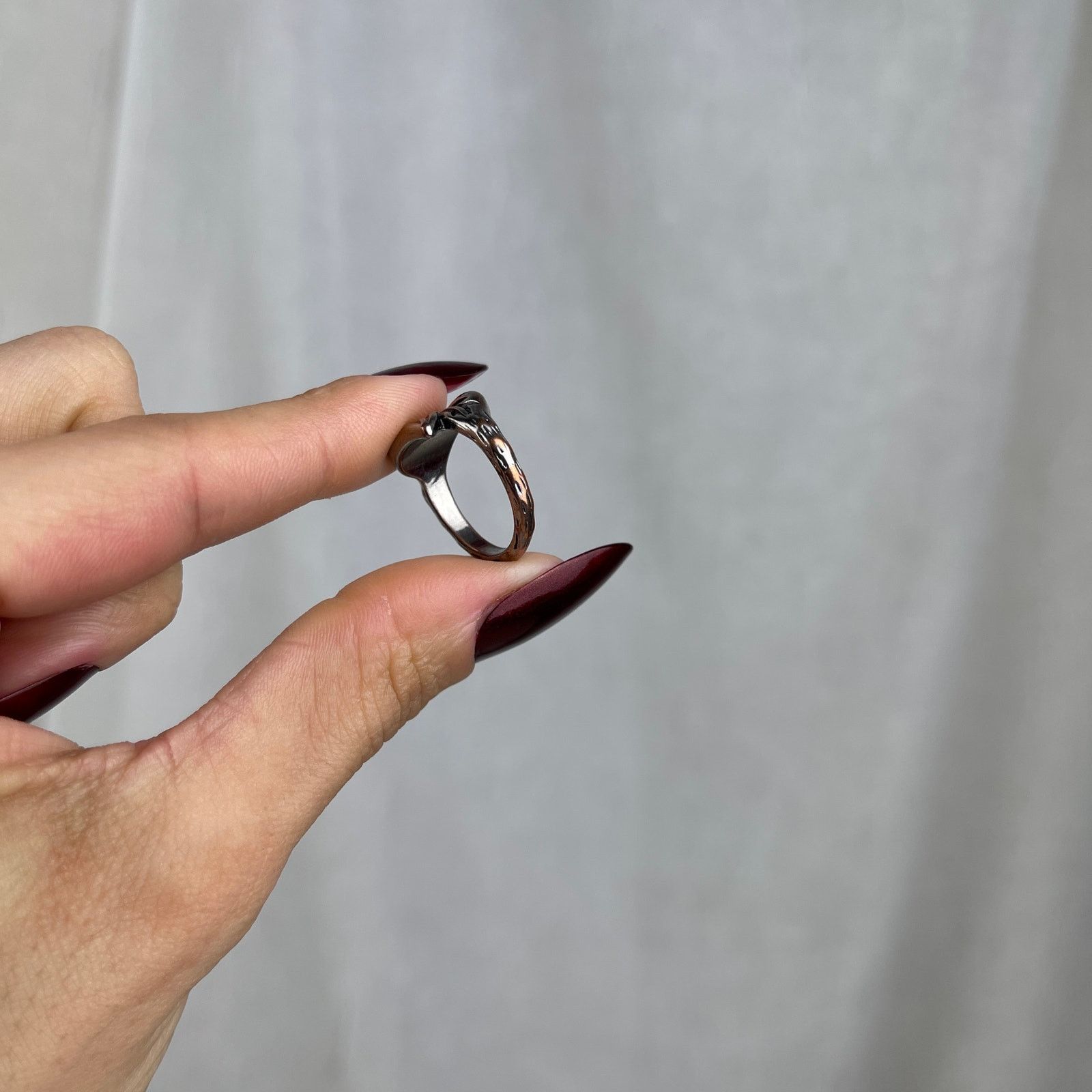 Other Rings Silver Leaves Gold Black Turquoise Howlite 5.5, 6, 6.5 Size ONE SIZE - 19 Thumbnail