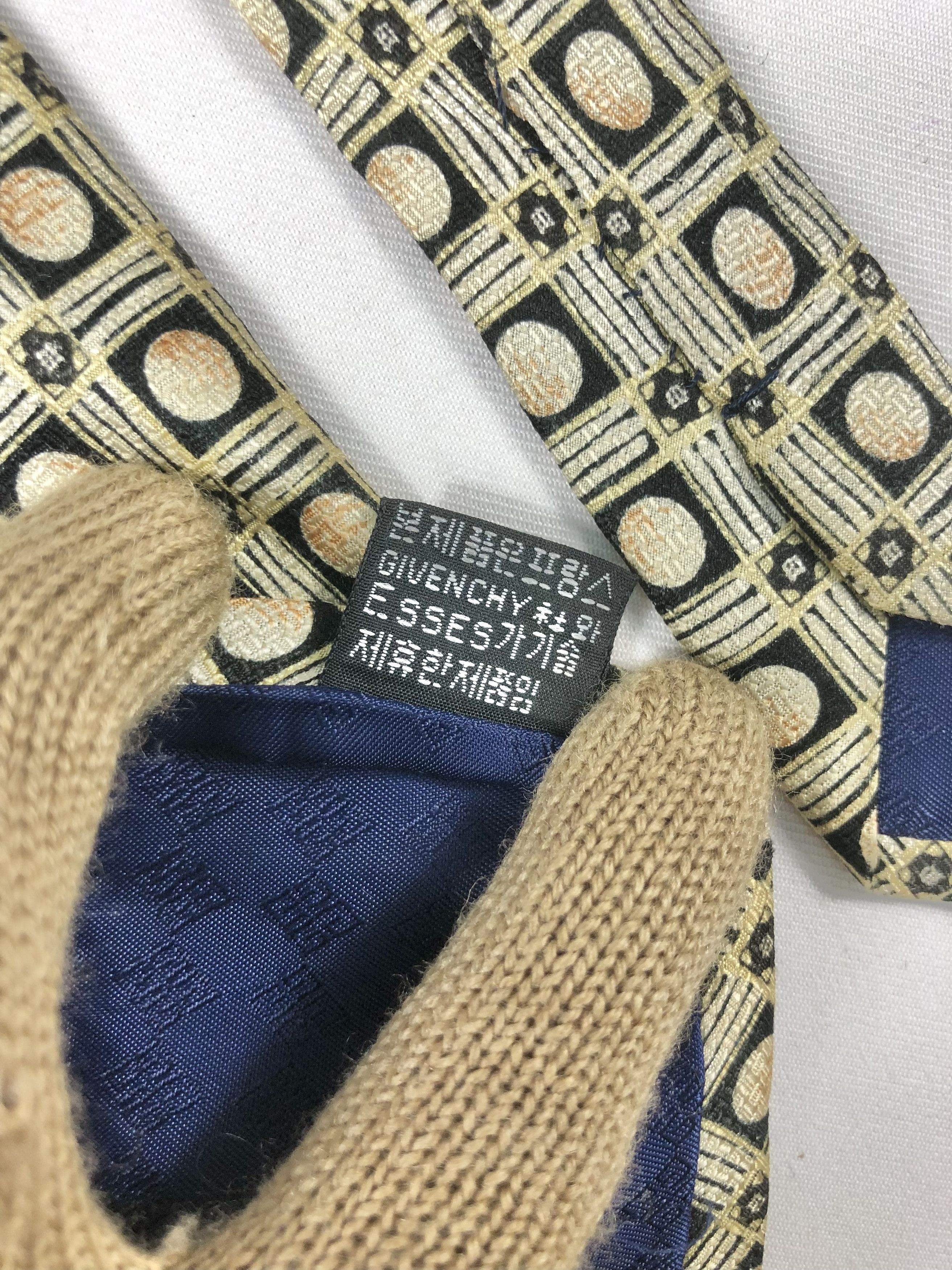 Givenchy Rare Monsieur Givenchy Silk Tie Size ONE SIZE - 8 Thumbnail