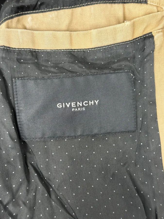 Givenchy 2000s Givenchy Destroyed Fur Hood Beige Cargo Jacket Size US M / EU 48-50 / 2 - 11 Thumbnail