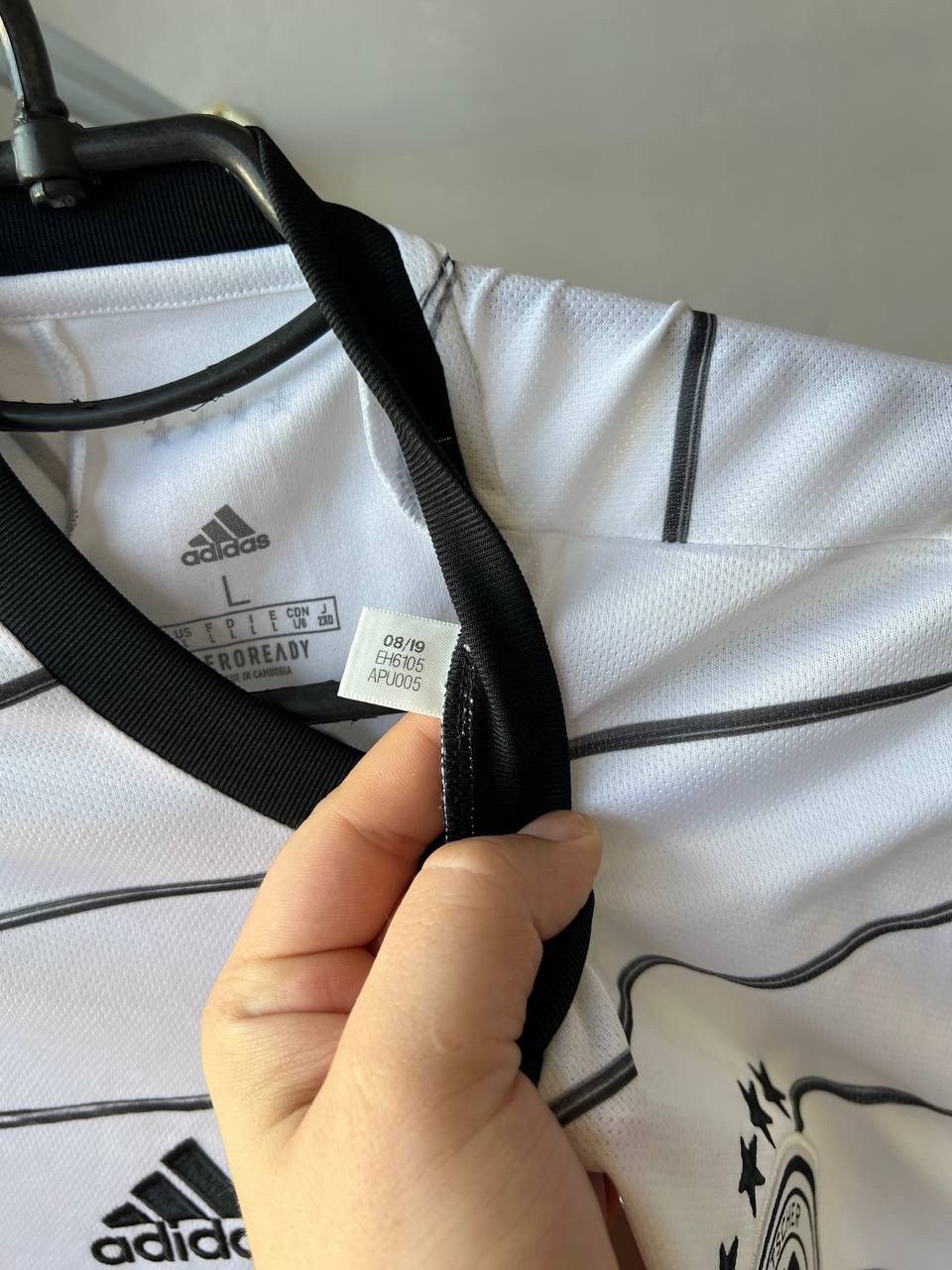 Adidas 2019/21 GERMANY TEAM #8 KROOS HOME SOCCER FOOTBALL JERSEY L Size US L / EU 52-54 / 3 - 8 Thumbnail