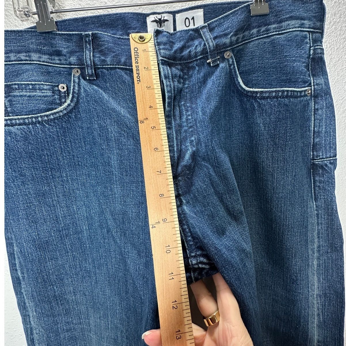 Other NWOT Christian Dior 01 Med Wash Button Boyfriend Jeans 10 Size 32" / US 10 / IT 46 - 15 Thumbnail