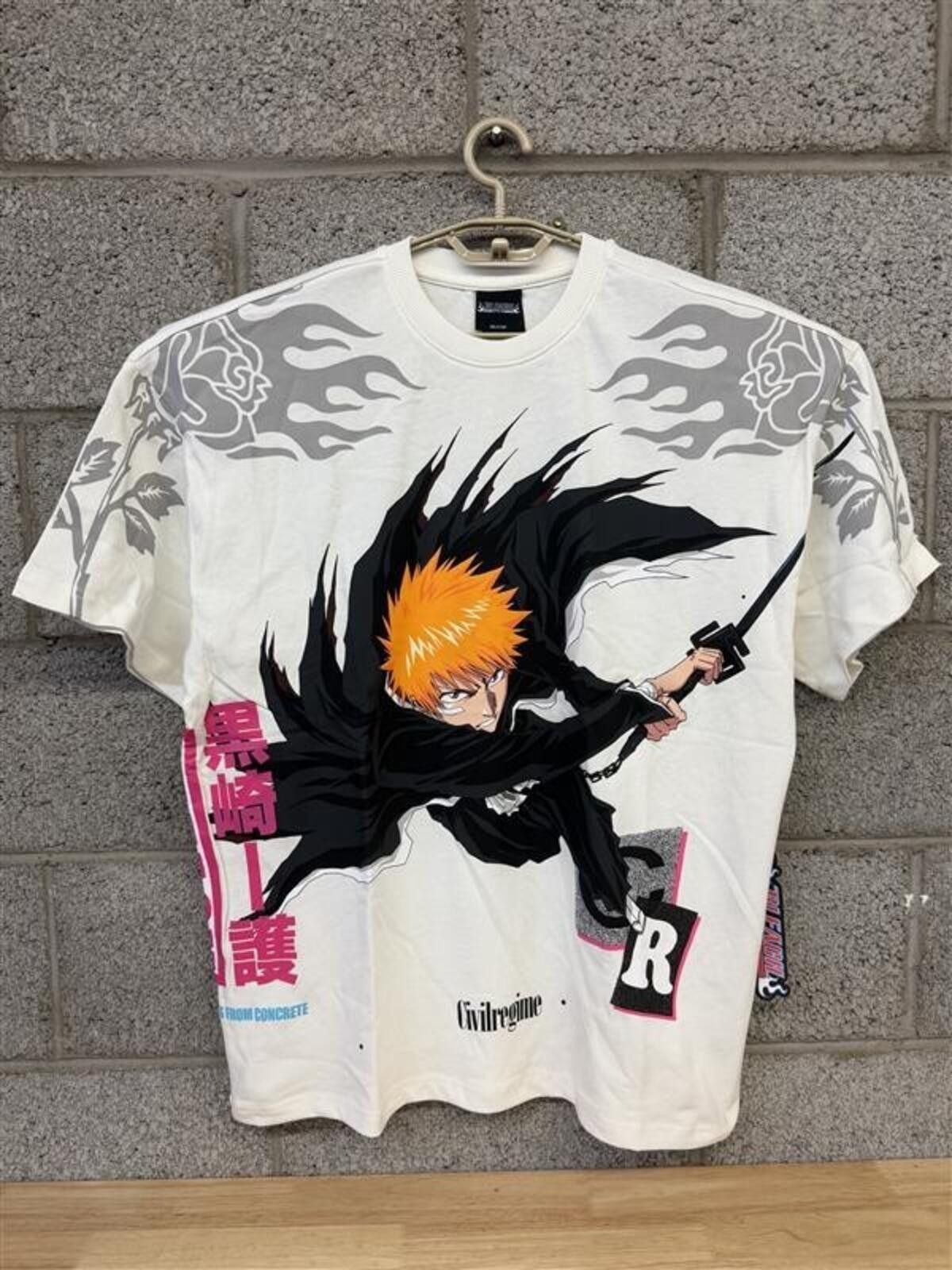 Civil Regime Civil Regime Bleach Ichigo Graphic M White Anime Streetwear Size US M / EU 48-50 / 2 - 1 Thumbnail