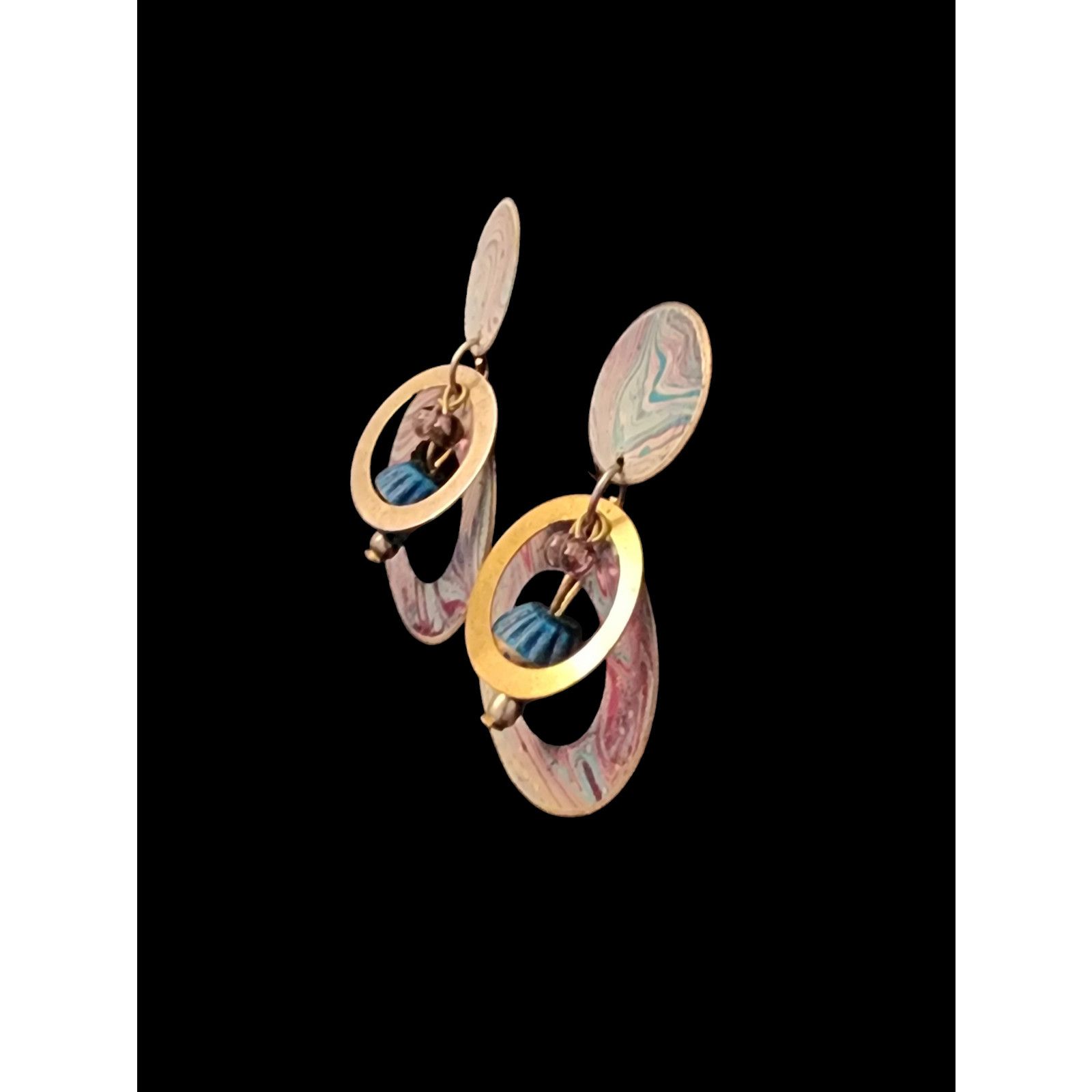 Unknown London Vintage handcrafted light weight earrings. Size ONE SIZE - 4 Thumbnail