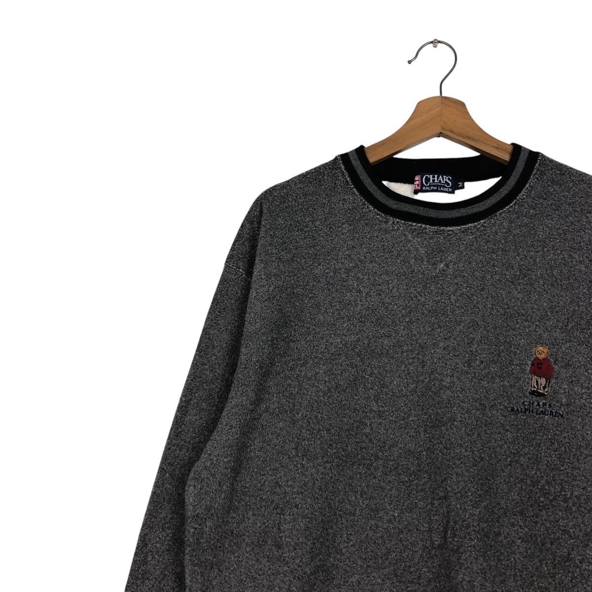Japanese Brand × Vintage 📌Vintage Sweatshirt Crewneck Chaps Ralph Lauren Bear Logo Size US M / EU 48-50 / 2 - 8 Thumbnail