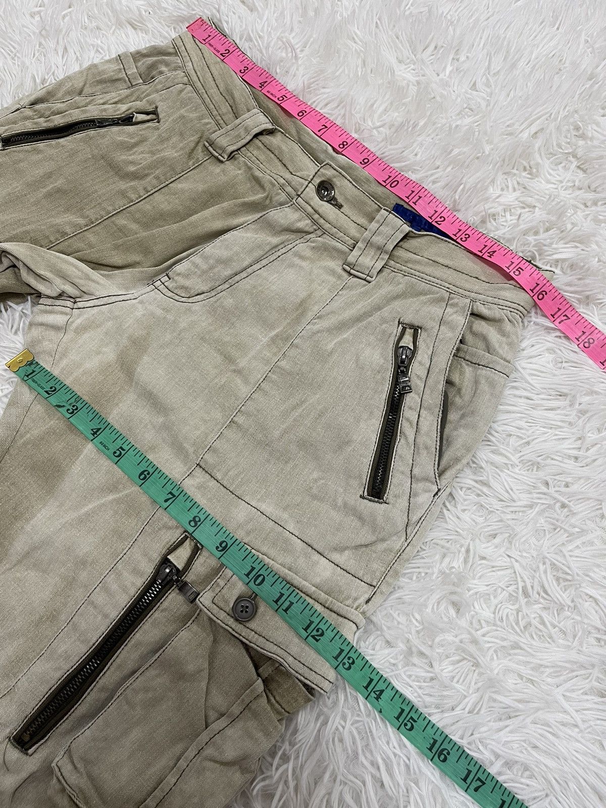 Japanese Brand × semanticdesign Distressed Semantic Design Bleached Flared Leg Pants Size US 32 / EU 48 - 16 Thumbnail