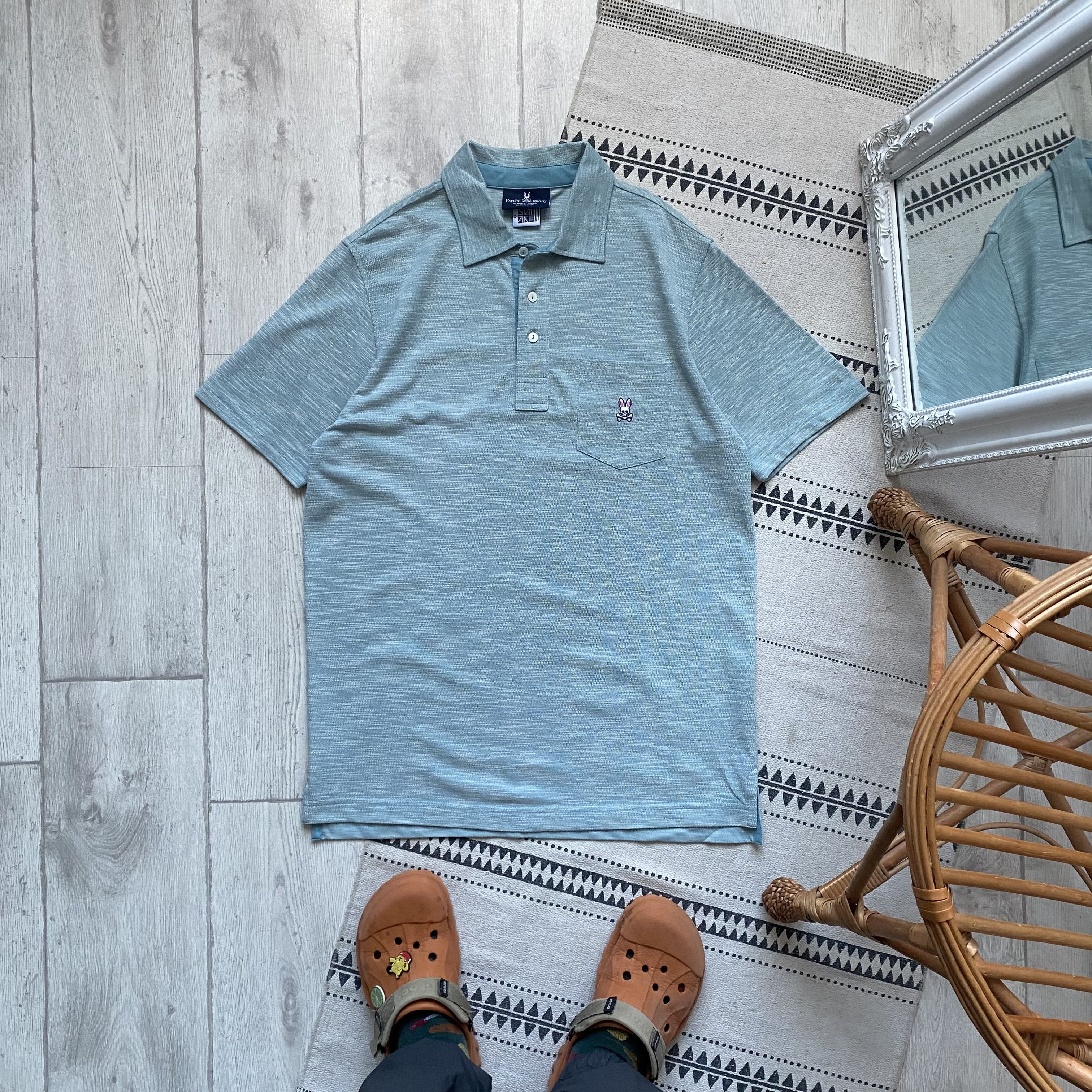 Psycho Bunny 🐰Luxury Psyho Bunny polo shirt t-shirt Ralph Lauren style Size US L / EU 52-54 / 3 - 1 Thumbnail