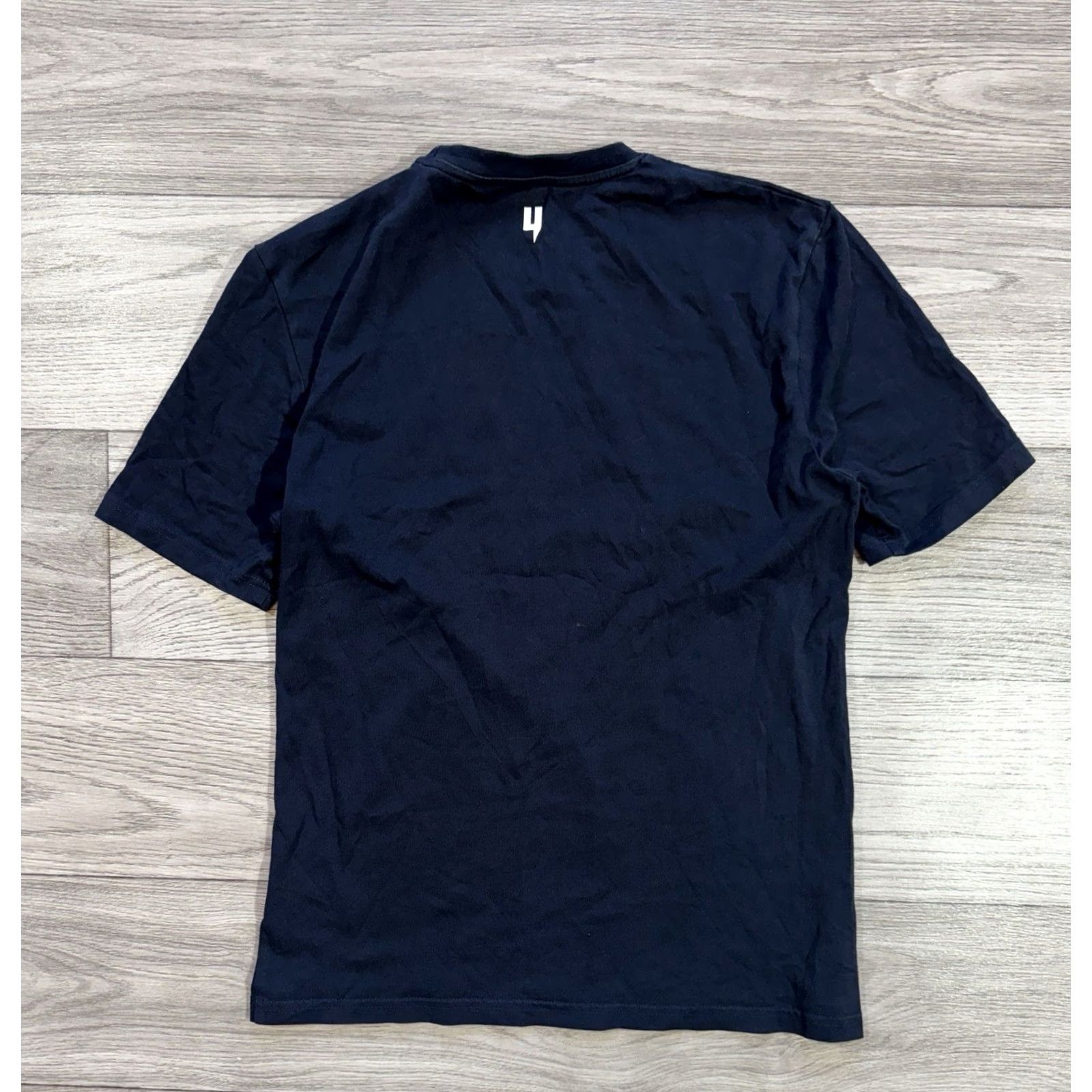 Vintage Yelir World Men’s Navy Blue White Logo T-Shirt Size S Size US S / EU 44-46 / 1 - 2 Thumbnail