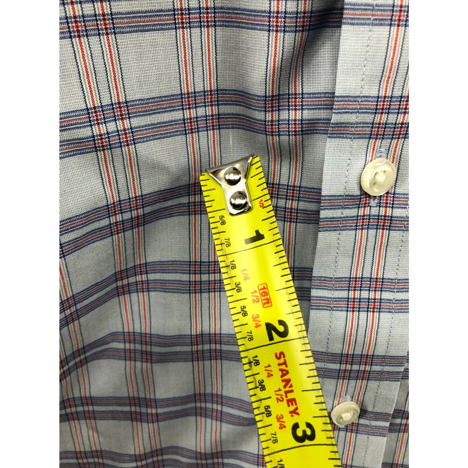 Nordstrom Nordstrom Shirt Mens 37 Multicolor Plaid Long Sleeve Button-Up Spread Collar Size 17.5 Regular Knit Polyester Casual Classic Modern Outdoor Mens Size US XXL / EU 58 / 5 - 5 Thumbnail