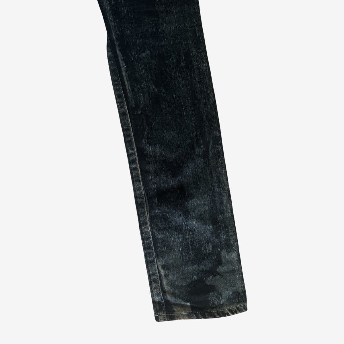 Hedi Slimane × Saint Laurent Paris *RARE* Saint Laurent Paris DO2 AW14 Bleached Ripped Denim Size US 31 - 13 Thumbnail