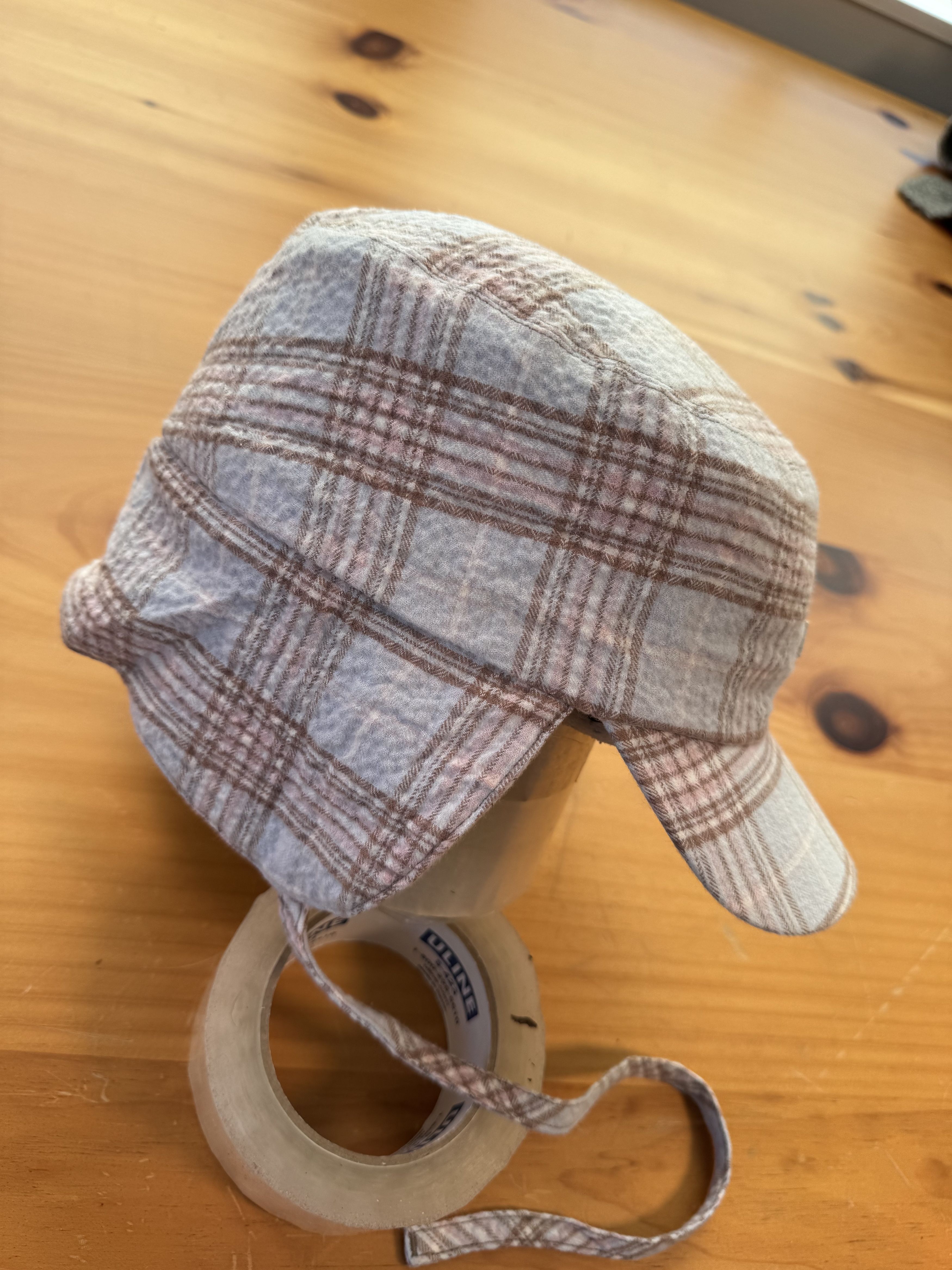 Acne Studios Acne Studios Quilted Plaid Trapper Hat Ear flap pill brim Size ONE SIZE - 4 Thumbnail