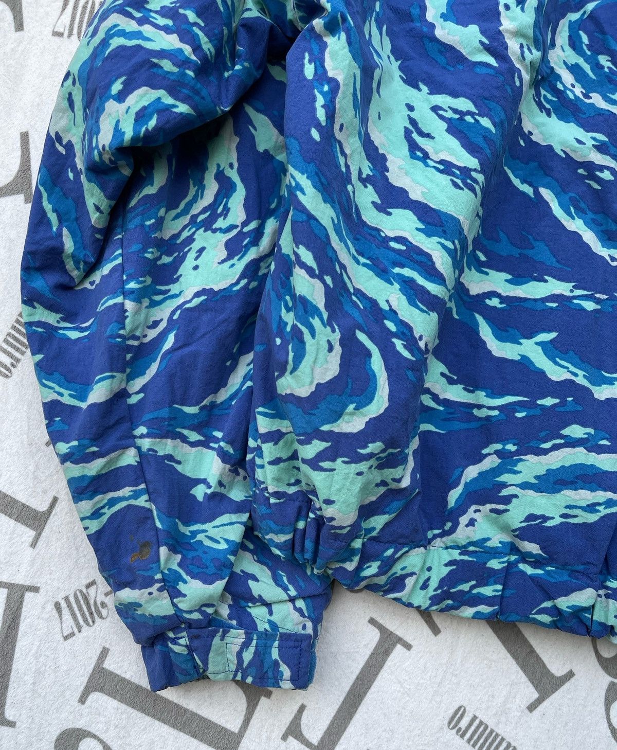 Helly Hansen 🔥Vintage 90's Helly Hansen Blue Flame Bomber Jacket Size US M / EU 48-50 / 2 - 11 Thumbnail