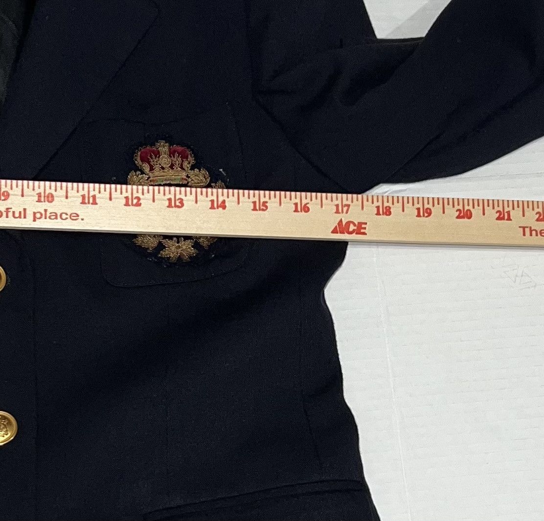 Lauren Ralph Lauren Ralph Lauren Vintage Blue Crown Crest Logo Blazer Jacket 6P Size S / US 4 / IT 40 - 8 Thumbnail