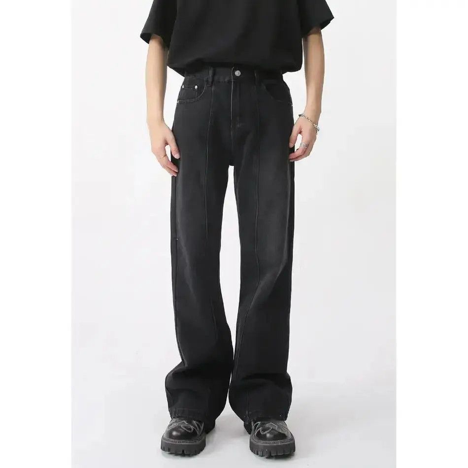 Japanese Brand Retro straight leg casual wide leg jeans Size US 32 / EU 48 - 6 Thumbnail