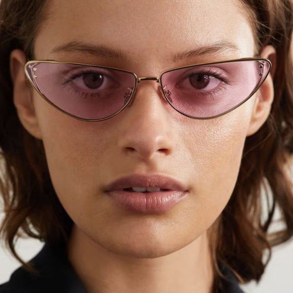 image of New Dior MissDior B1U B0L0 Gold Purple Sunglasses, Women's