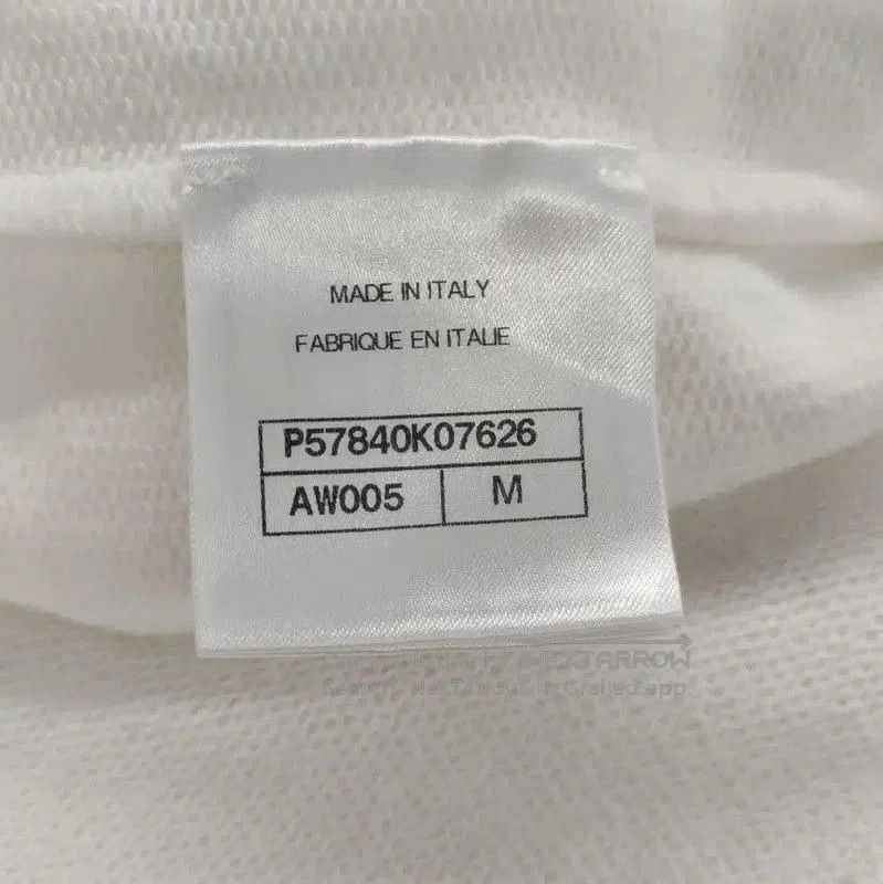 Chanel Chanel White Cotton T-Shirt with Gold Print . Size M / US 6-8 / IT 42-44 - 4 Thumbnail