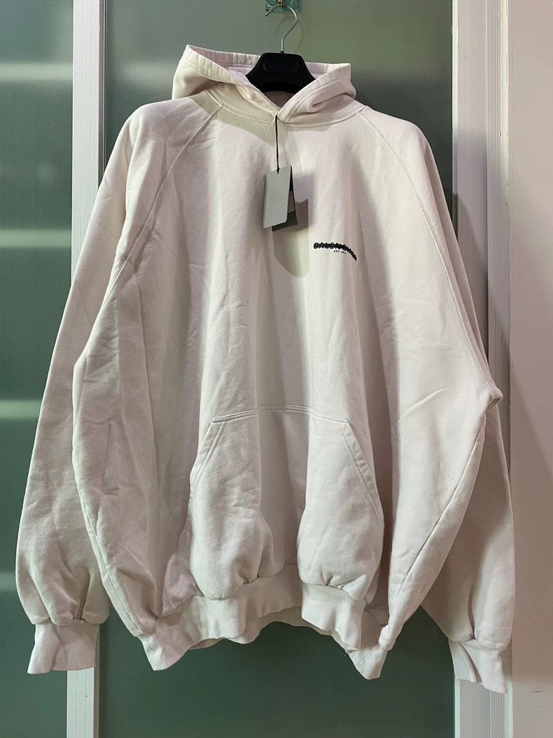 Balenciaga Delete lettering hooded sweatshirt