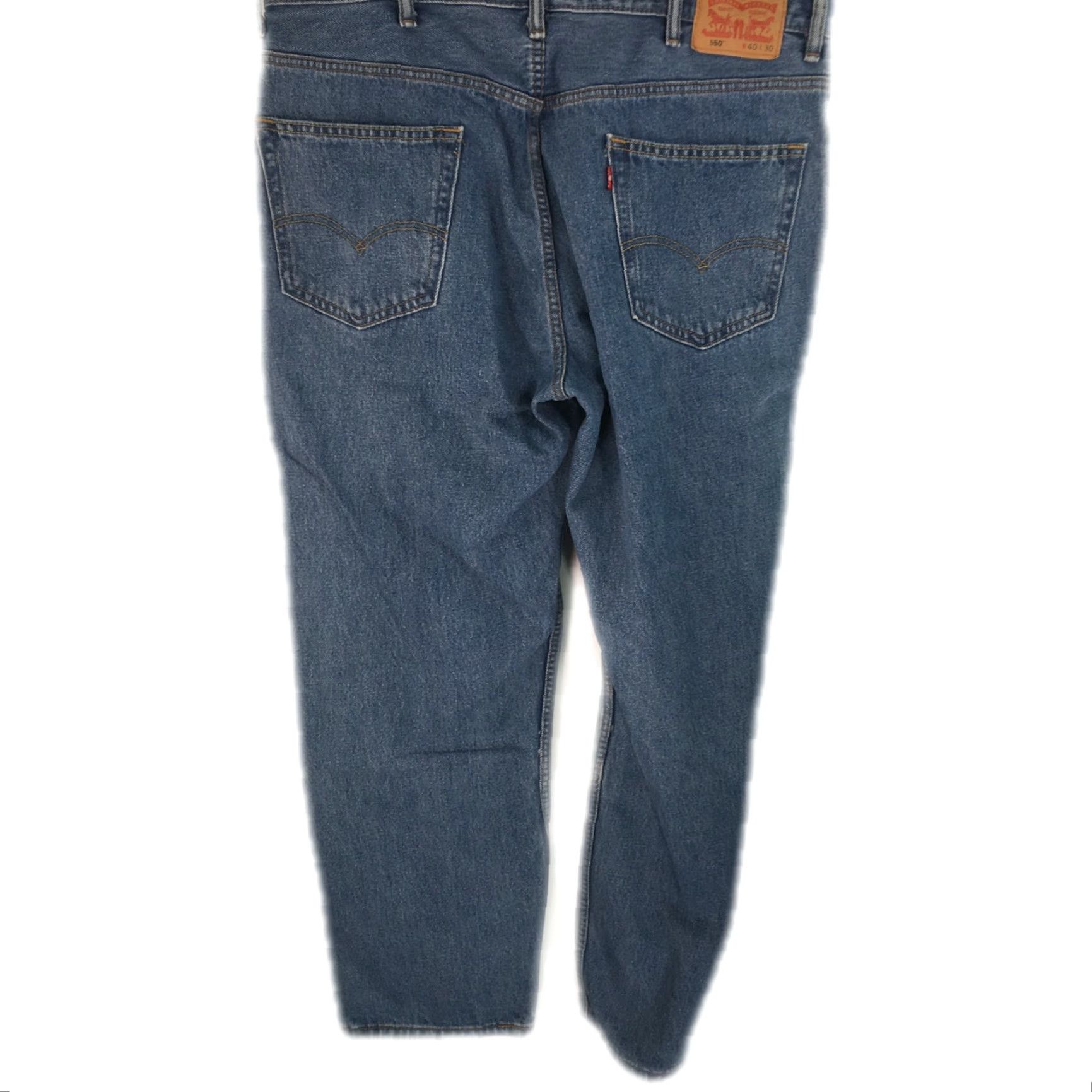 Levi's Levi's 550 Jeans Mens 40X30 Blue Denim Regular Fit Casual Size US 40 / EU 56 - 2 Thumbnail