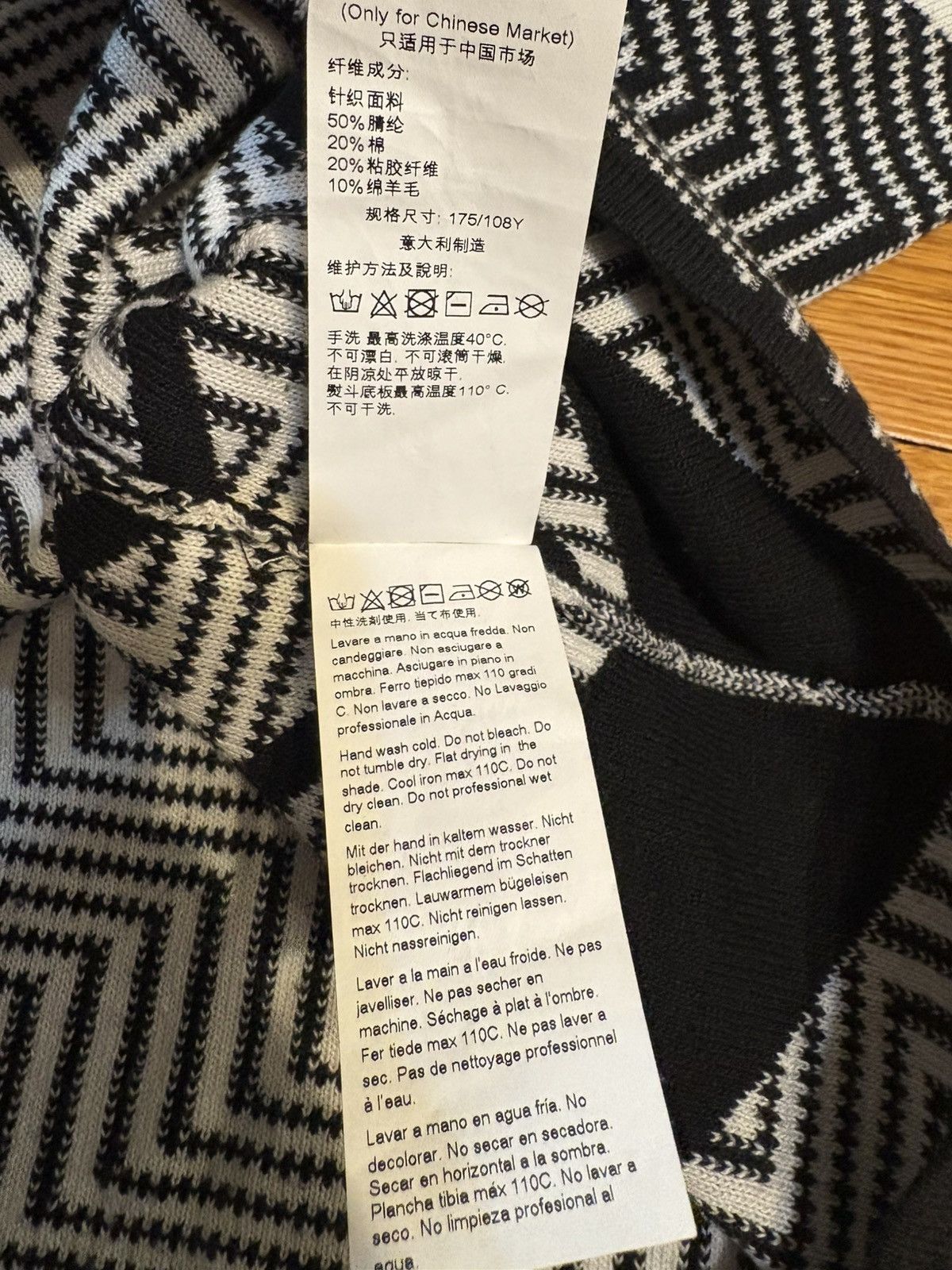 Marina Rinaldi Max Mara Black & White sweater Size M / US 6-8 / IT 42-44 - 7 Thumbnail