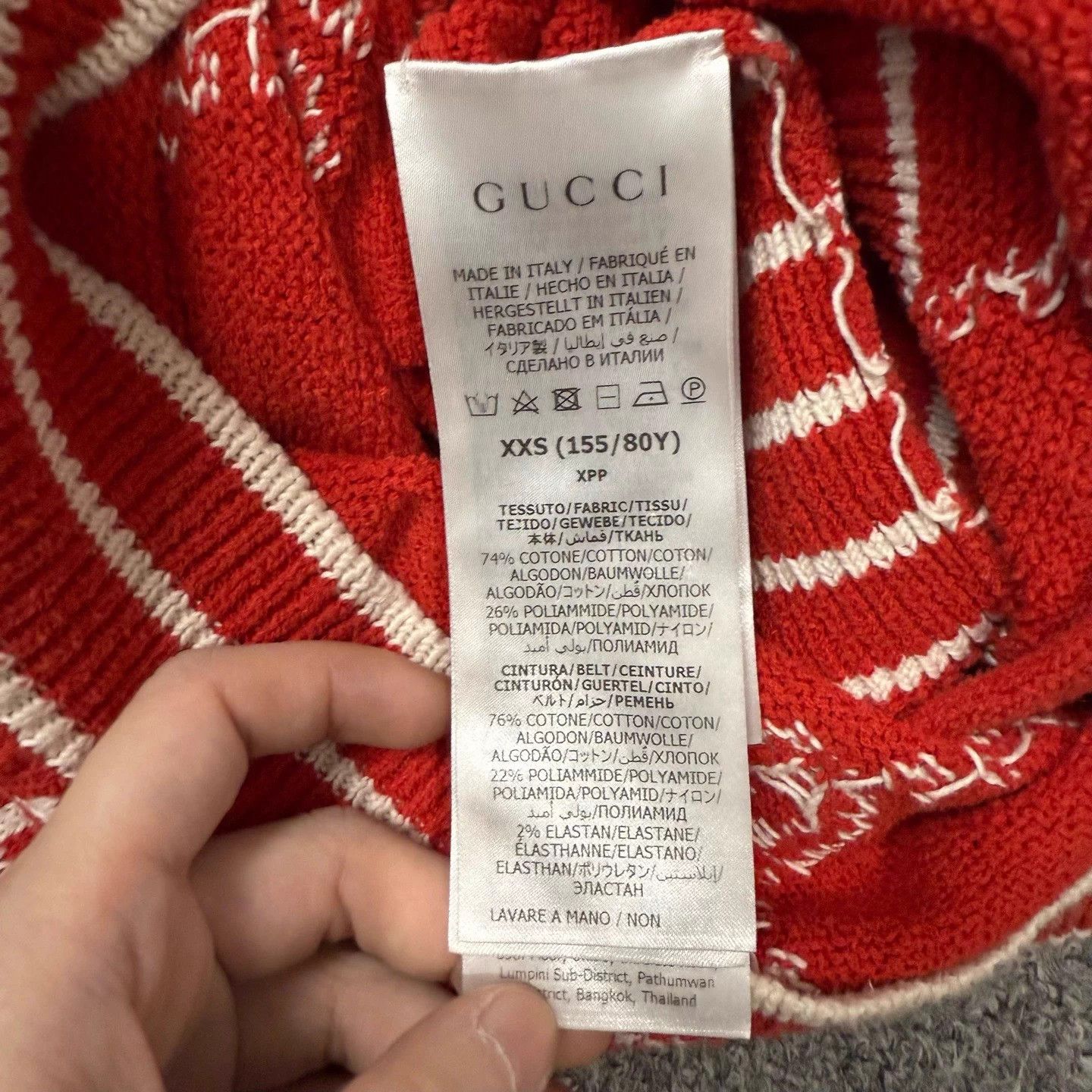 Gucci GUCCI Red All Over Print XXS 99 New Dress Size XXS / US 00 / IT 34 - 4 Thumbnail