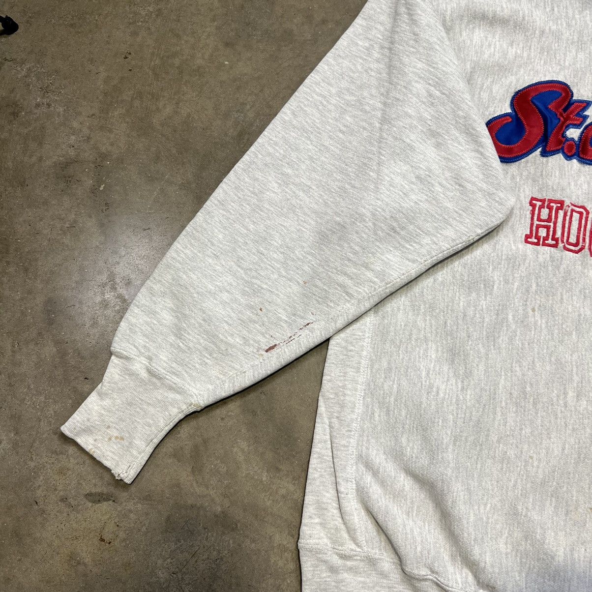 Champion × Vintage Vintage 90s Champion Reverse Weave Sweatshirt St John’s Size US XL / EU 56 / 4 - 6 Thumbnail