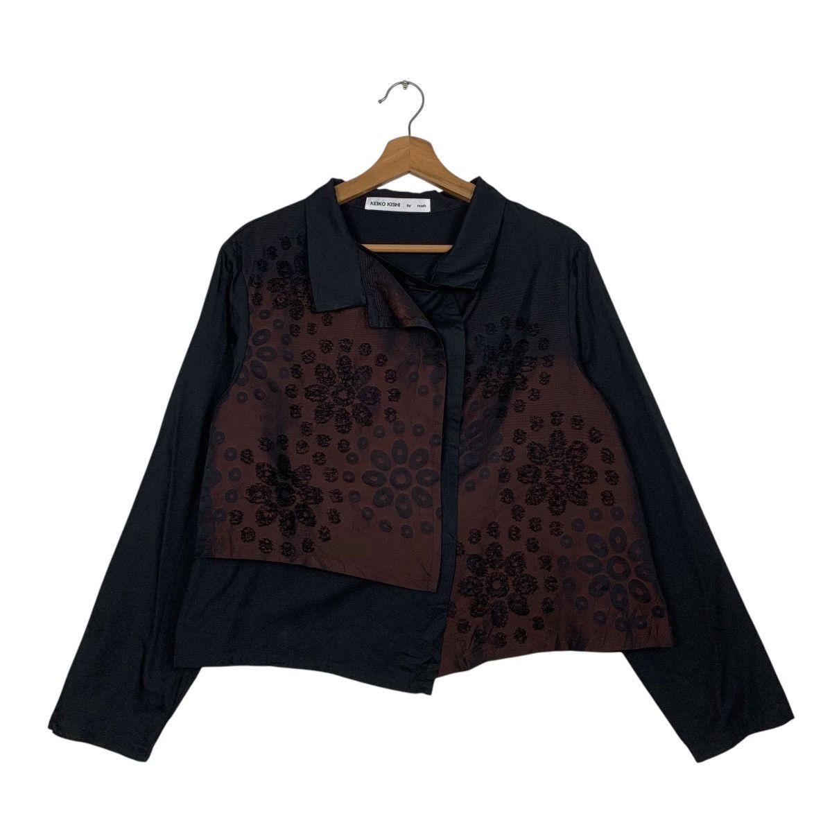 Other Japanese Designer Keiko Kishi Flower Design Women Jacket Size M / US 6-8 / IT 42-44 - 1 Thumbnail