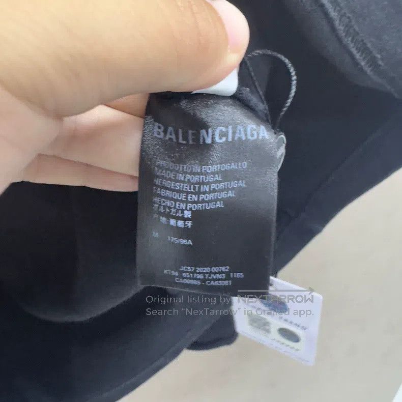 Balenciaga Balenciaga Signature Printed Destroyed Long Sleeve Size US M / EU 48-50 / 2 - 4 Thumbnail