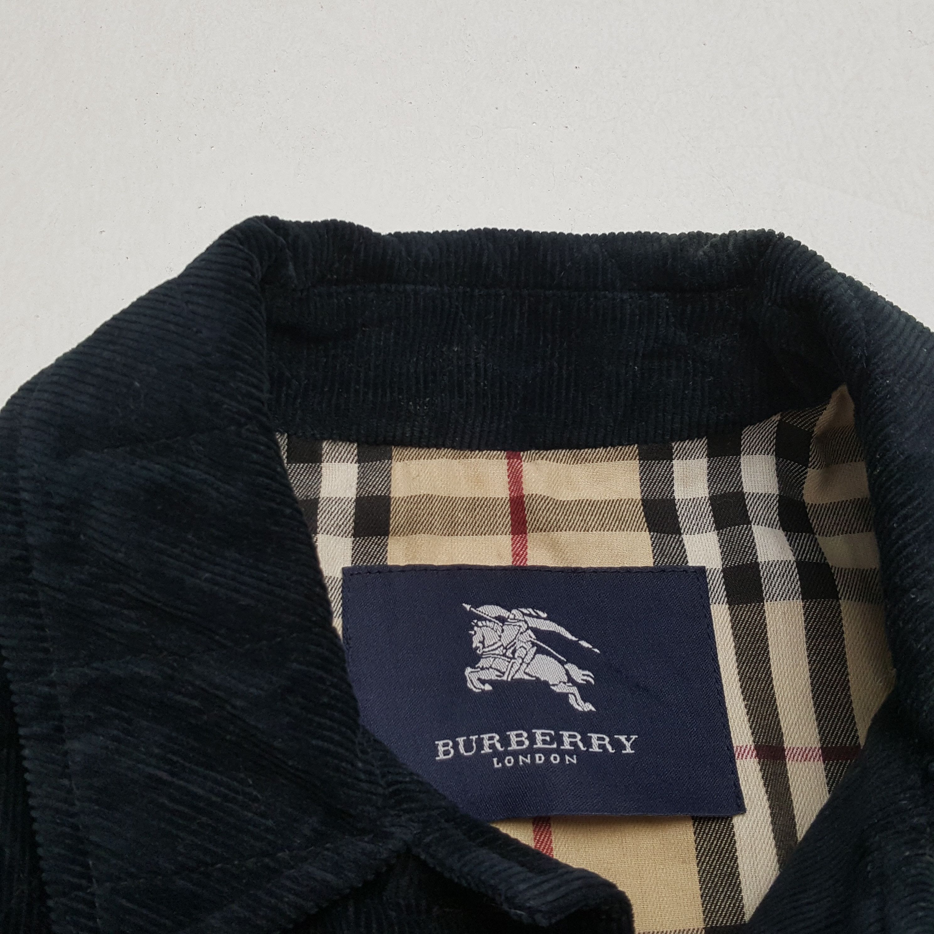Burberry × Vintage BURBERRY LONDON Fashion Winter Style Custom Art Jacket Size US S / EU 44-46 / 1 - 11 Thumbnail
