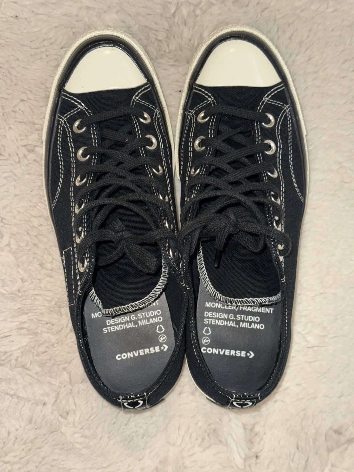 Converse × Fragment Design × Moncler Genius Converse X Moncler / Fragment collaboration Size US 8 / EU 41 - 1 Thumbnail