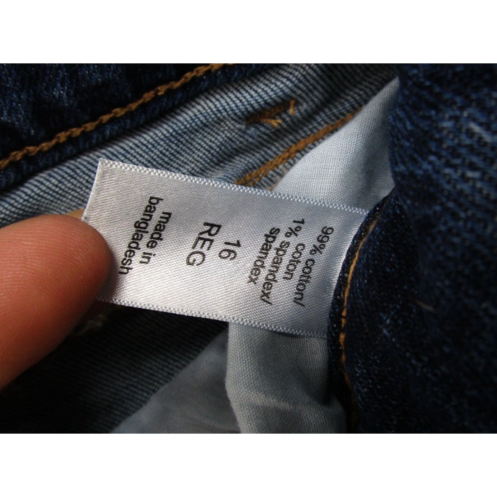 Vintage Maurices Jeans Skinny Regular Stretch Denim Blue High Rise Size 16 Reg 5-Pocket Design Zipper Medium Wash Women Size 38" / US 16 / IT 52 - 5 Thumbnail