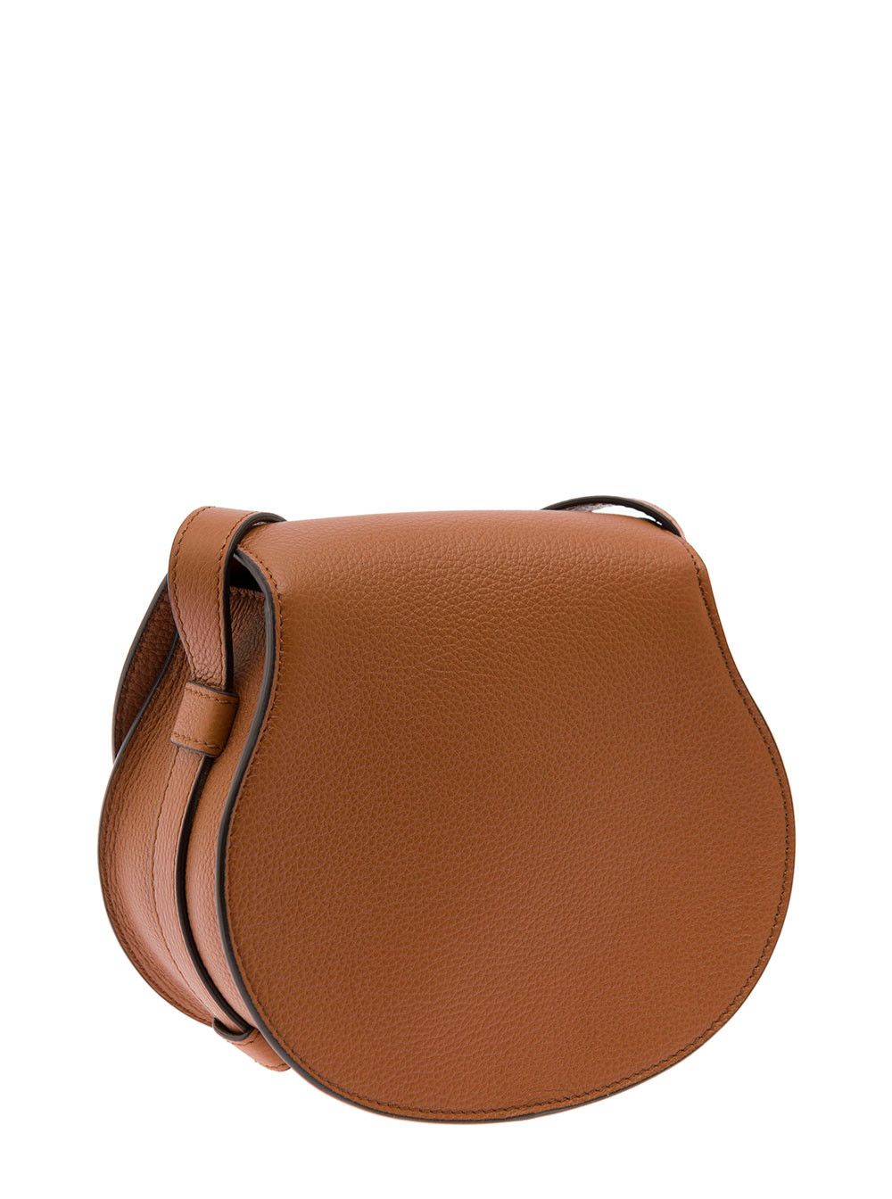 Chloe Marcie' Brown Leather Saddle Bag Size ONE SIZE - 1 Thumbnail