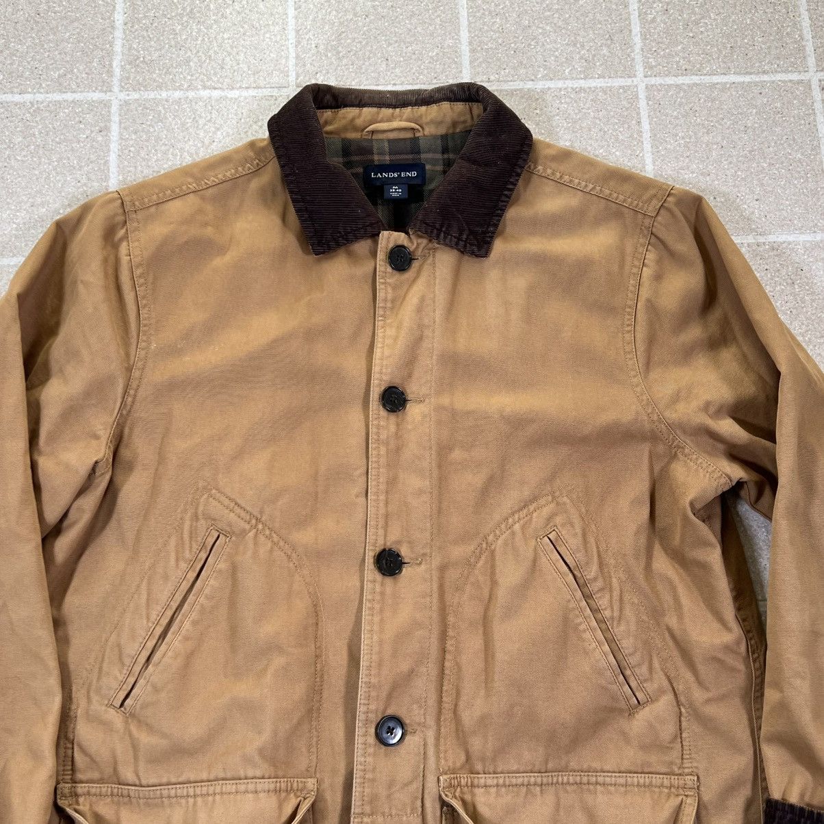 Lands' End Lands End Chore Jacket Brown Barn Field Flannel Lined Sz Med Size US M / EU 48-50 / 2 - 2 Thumbnail