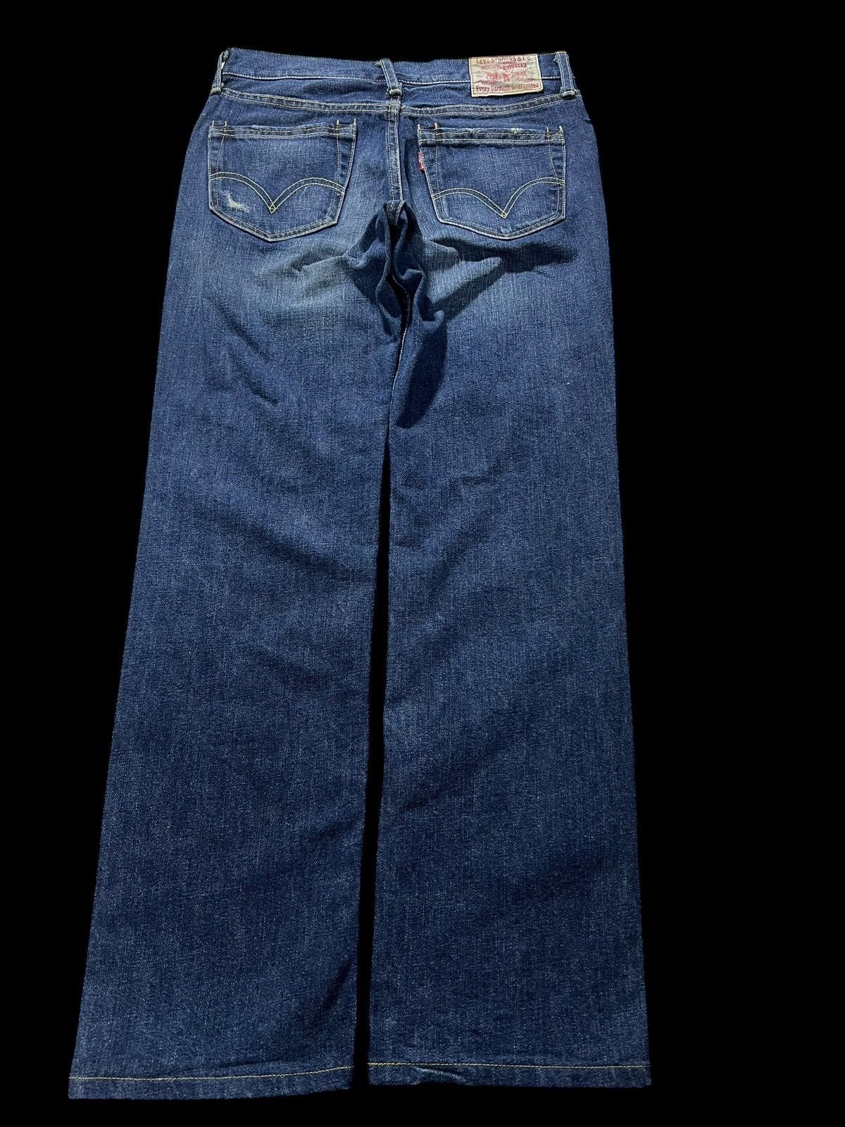 Levi's × Levi's Vintage Clothing 💥Baggy💥Vintage 90’s-00 Levis Lpc Distress Jeans Very Rare Size US 28 / EU 44 - 2 Thumbnail