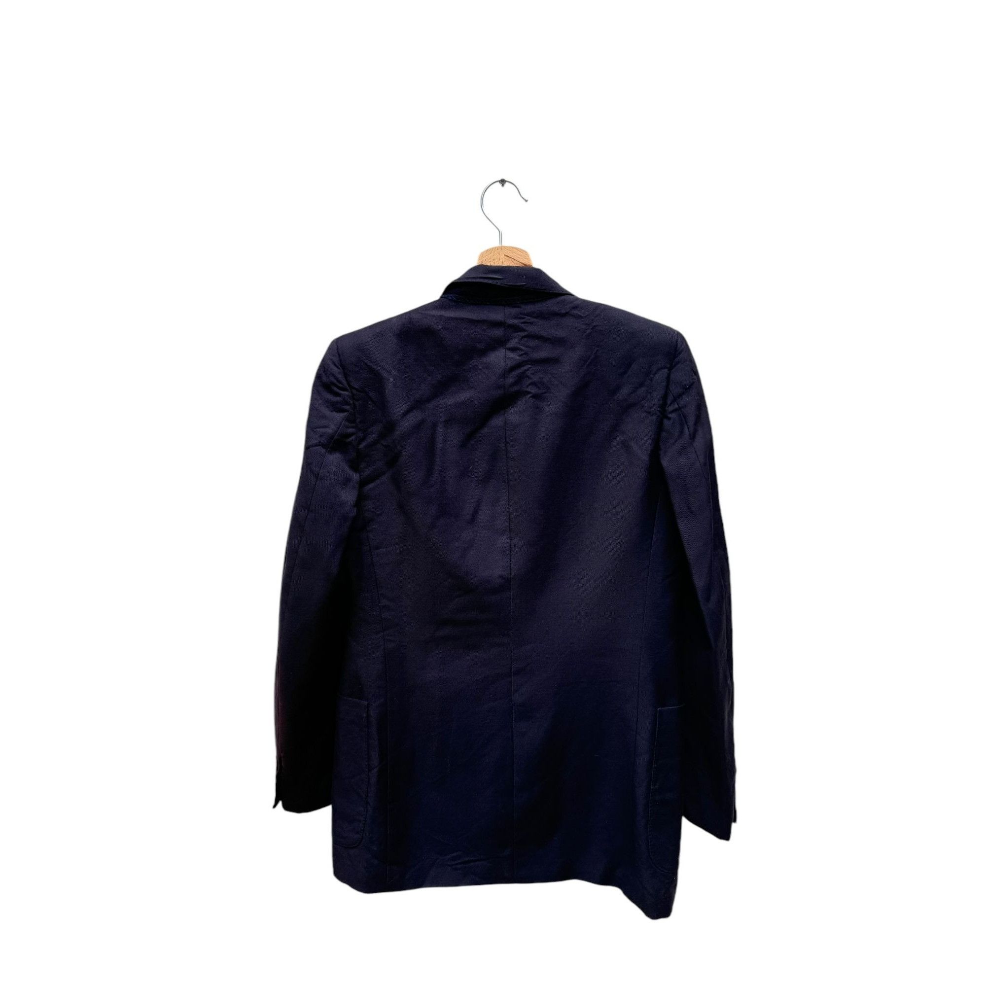 Yves Saint Laurent Navy wool blazer jacket Size 34R - 3 Thumbnail
