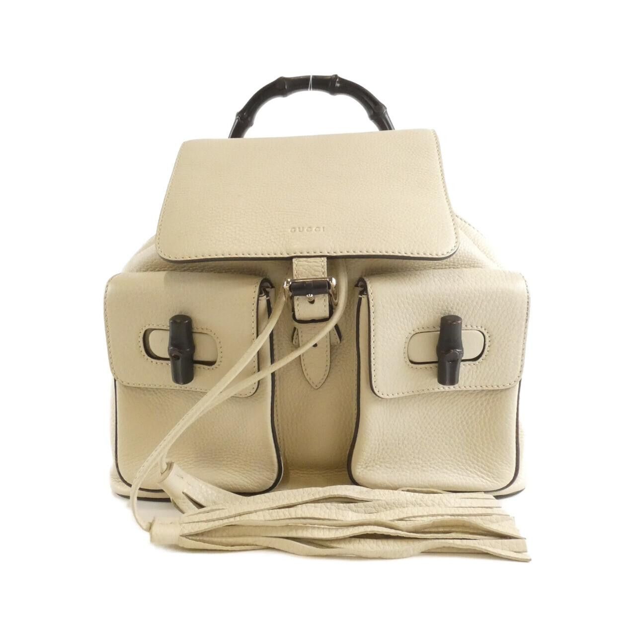 Gucci Gucci Gucci Leather Backpack Leather Backpack 370833 A7M0N DUTY FREE for USA Size ONE SIZE - 1 Thumbnail