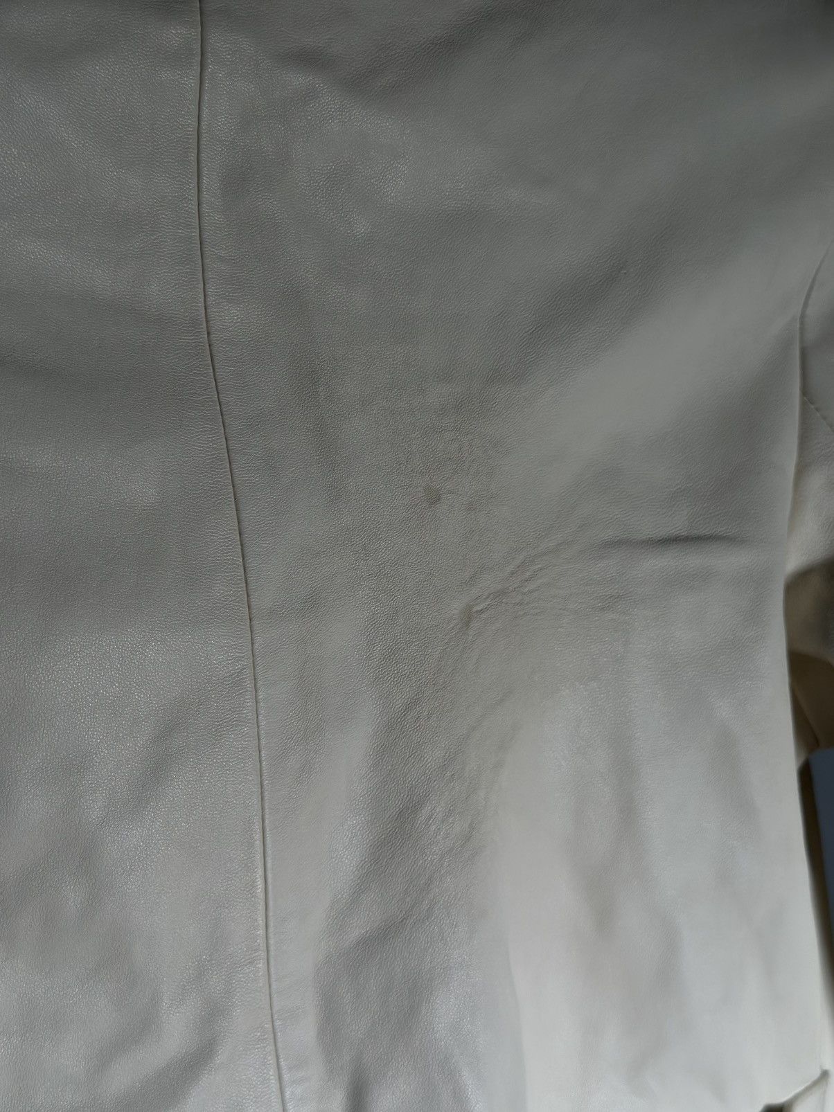 agnes b. agnes b. pression leather cardigan blouson jacket cream Size XS / US 0-2 / IT 36-38 - 15 Thumbnail