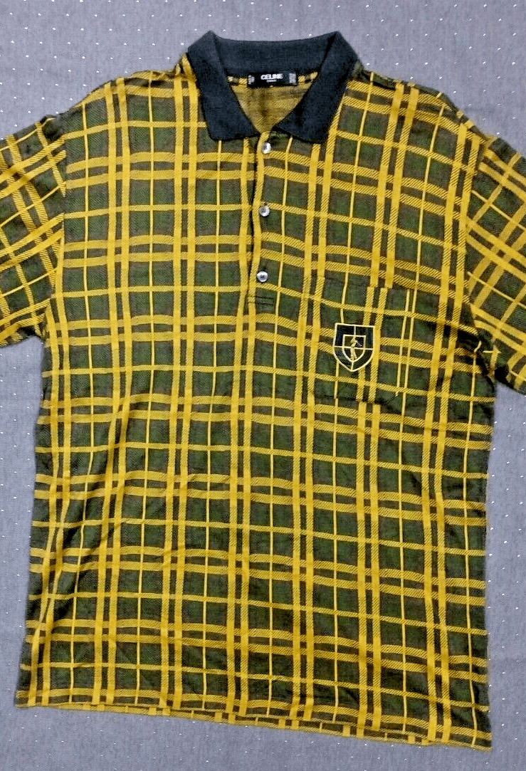 Celine × Vintage CELINE PARIS MARQUE DEPOSEE GOLF ITALY POLO