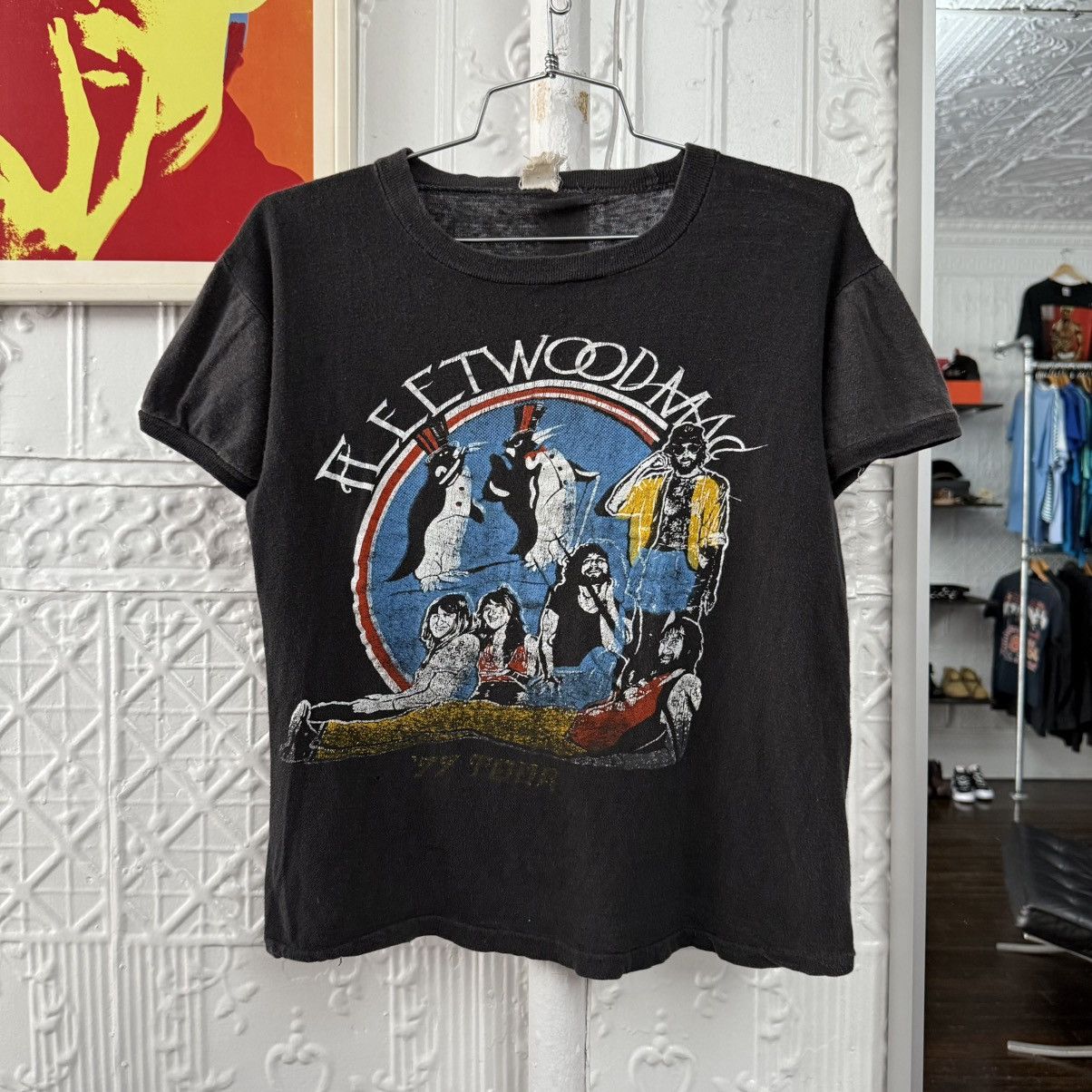 Vintage 1970s vintage fleetwood mac tshirt Size US XS / EU 42 / 0 - 1 Thumbnail