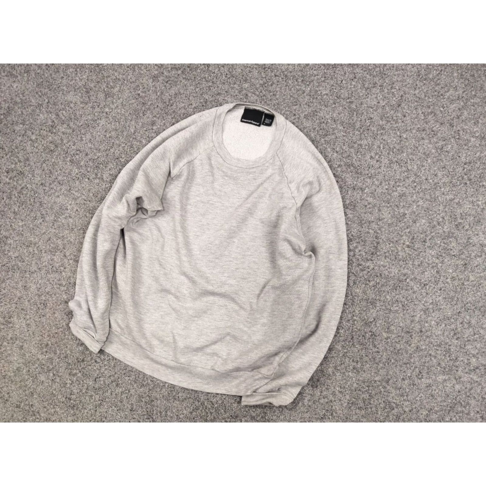 American Apparel American Apparel Vintage Sweatshirt Gray Crew Neck S Mens Gray Cotton Fleece USA 60 cm 70 cm 54 cm Pullover Crew Neck Sweatshirt Size US S / EU 44-46 / 1 - 3 Thumbnail