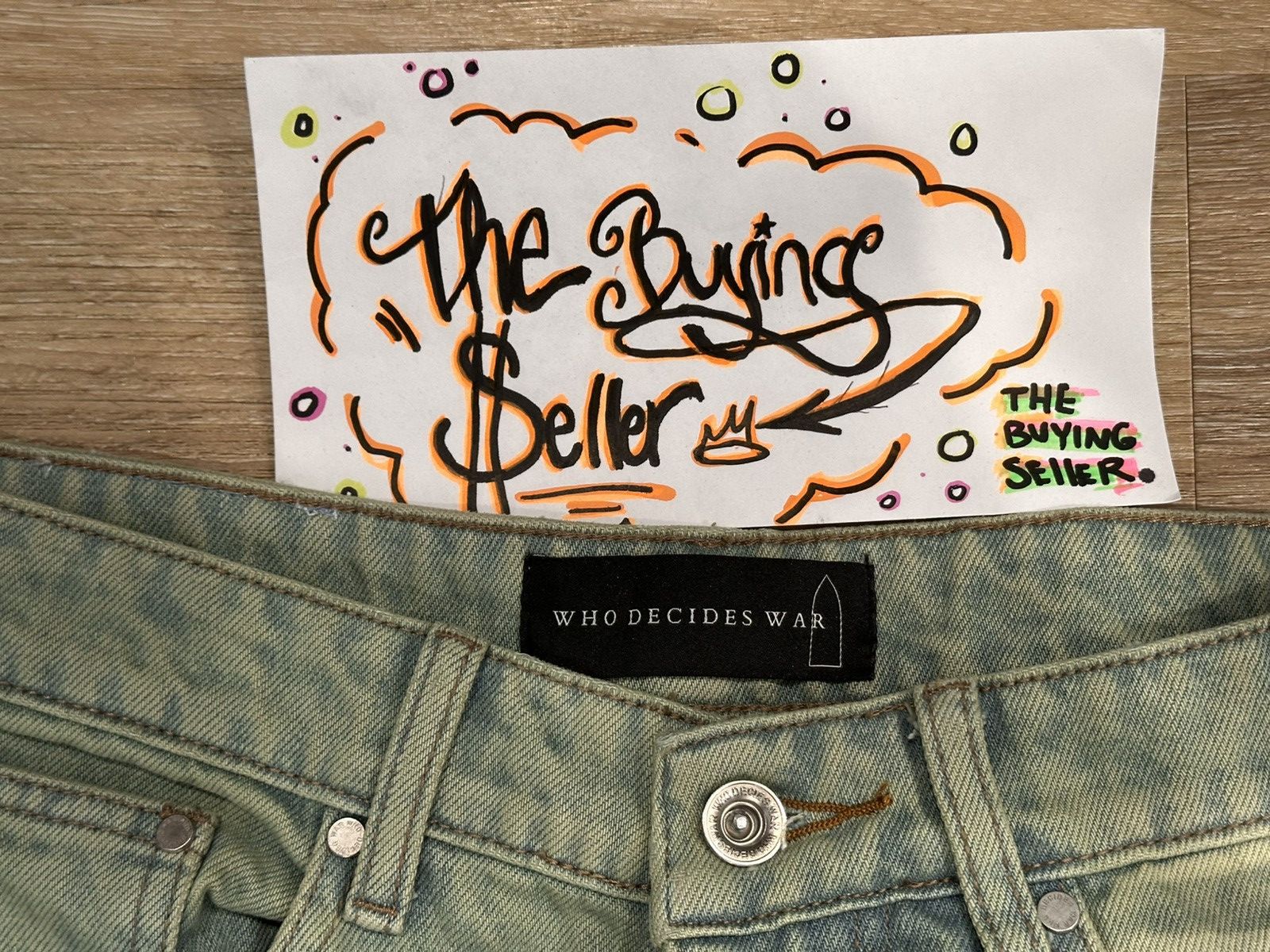 Who Decides War Who Decides War x MRDR BRVDO SSENSE Exclusive Size US 30 / EU 46 - 8 Thumbnail