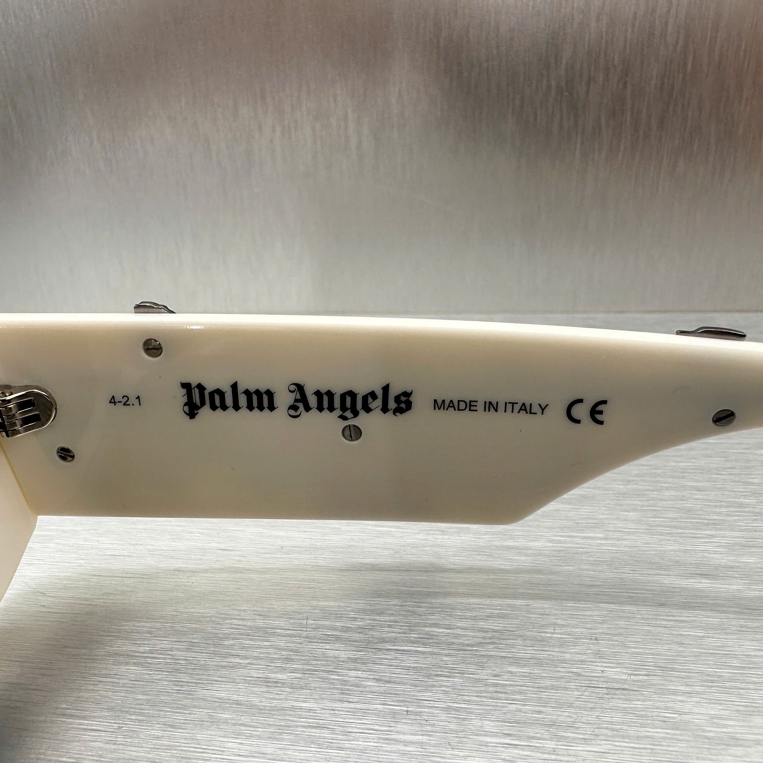 Palm Angels PALM ANGELS PERI007S22PLA0010172 Sunglasses WHITE Size ONE SIZE - 11 Thumbnail