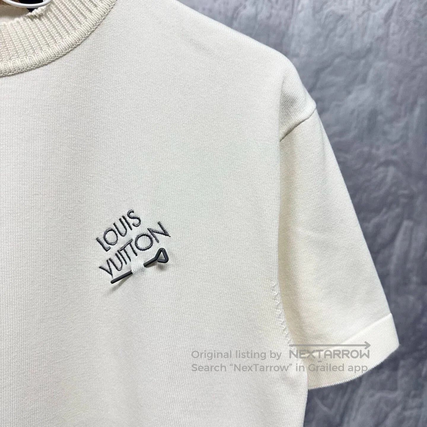 Louis Vuitton louis vuitton ss24 embroidered knit t-shirt. Size US XXL / EU 58 / 5 - 3 Thumbnail
