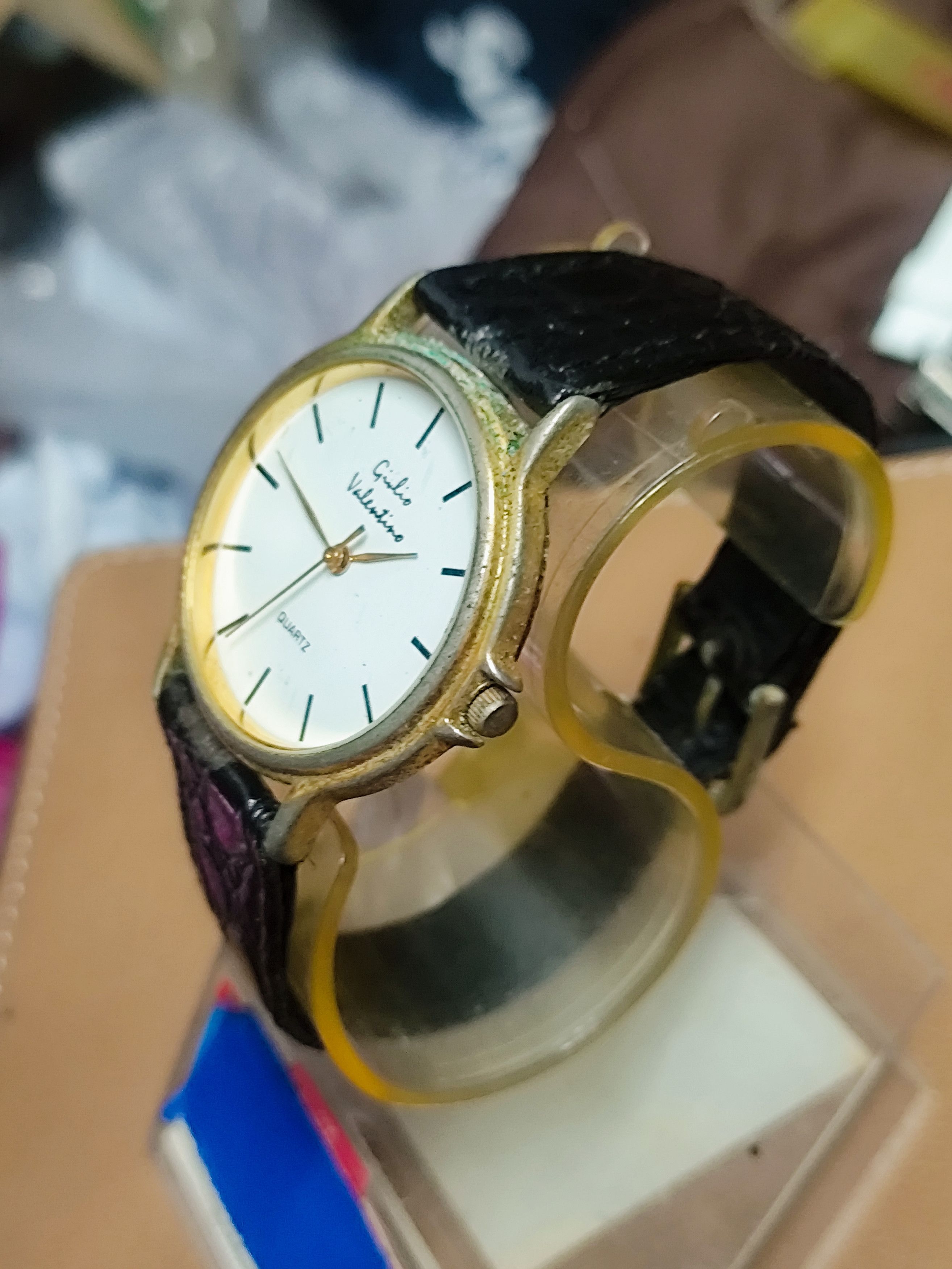 Japanese Brand × Vintage Vintage Watch By Girdio Valentino JAPAN ENGINE WATCH Size ONE SIZE - 8 Thumbnail