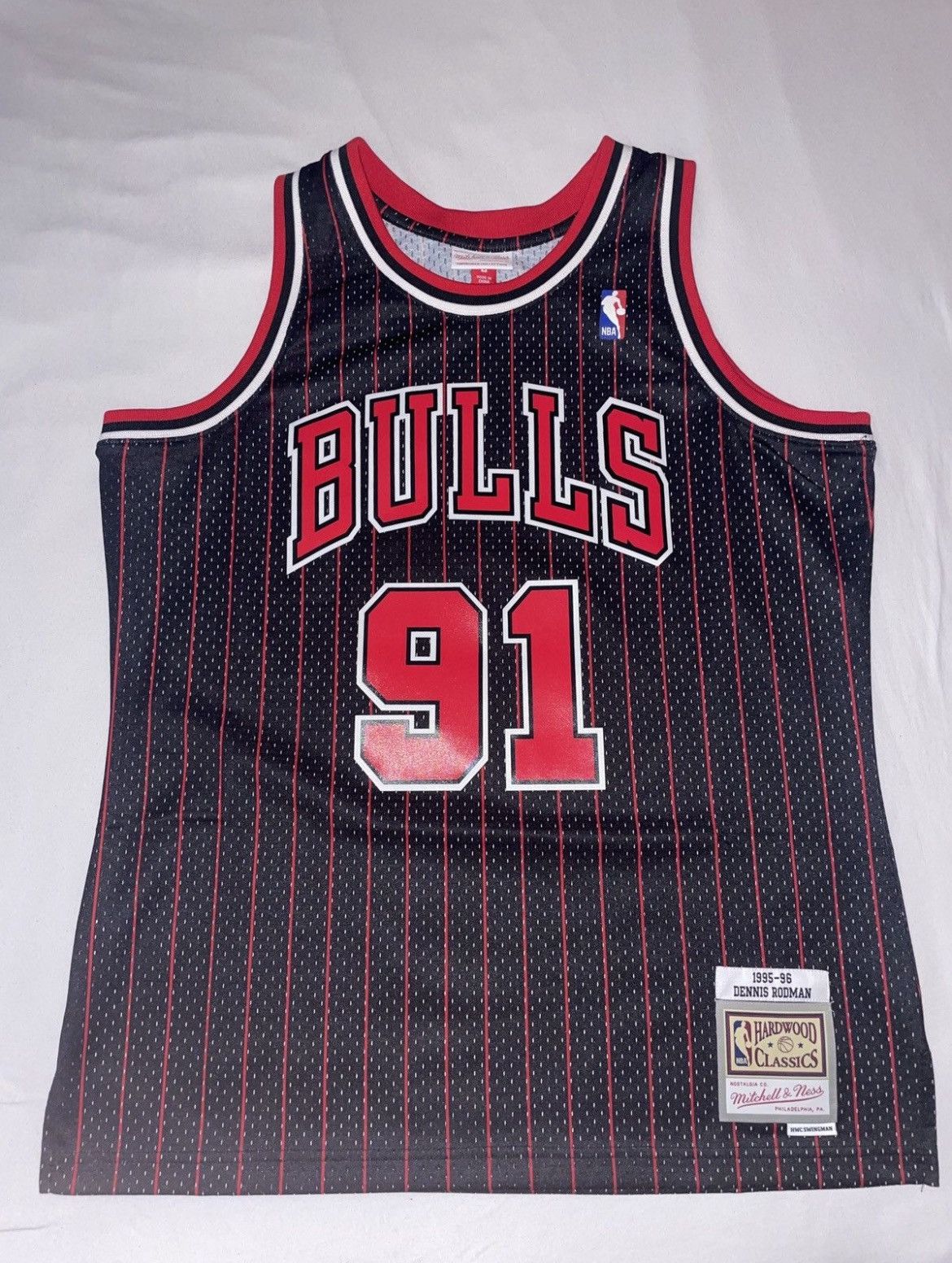 NBA Bulls Jersey (Dennis Rodman) Size US L / EU 52-54 / 3 - 1 Thumbnail