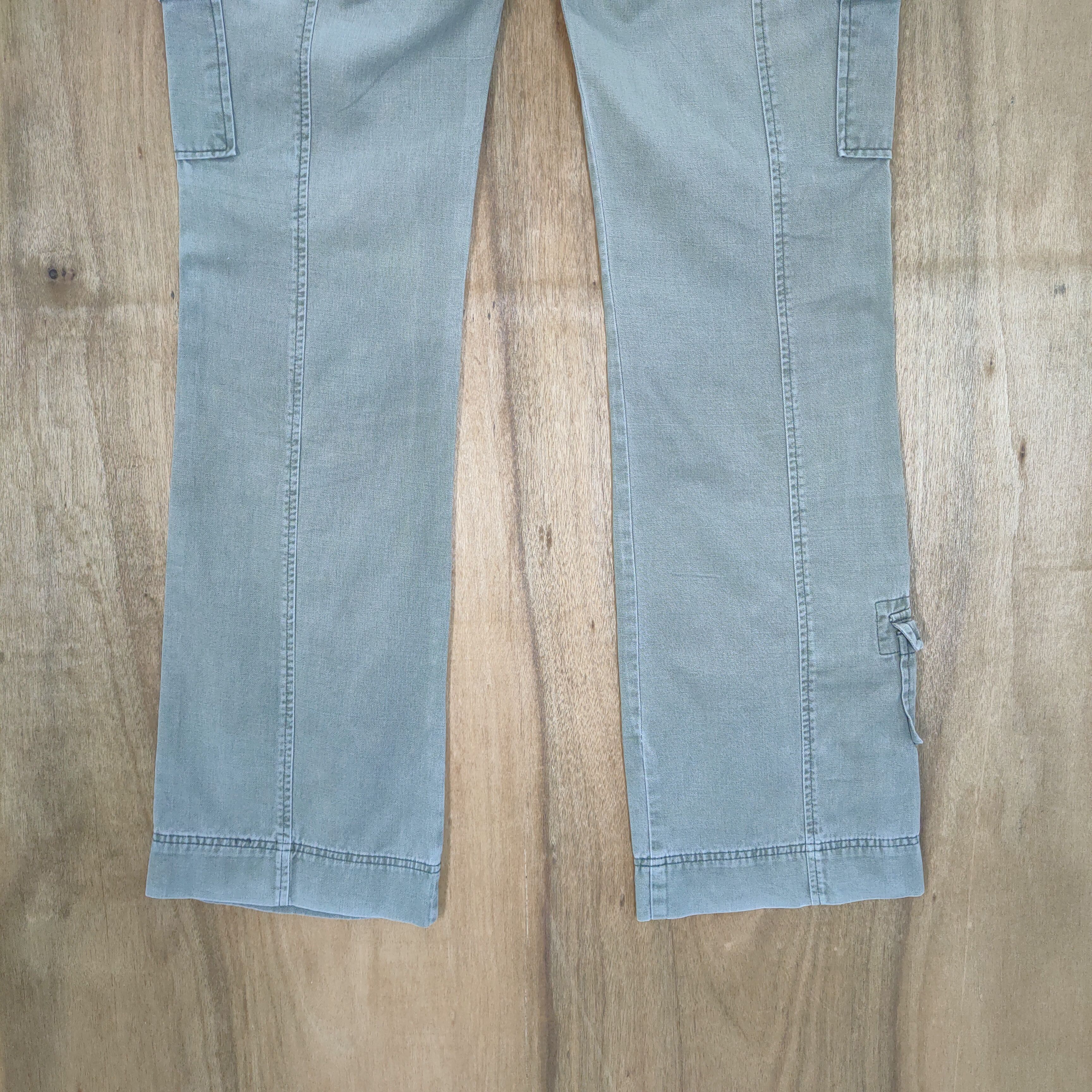 If Six Was Nine × Japanese Brand VINTAGE WOMEN'S JAPANESE FADED FLARED CARGO PANTS Size US 32 / EU 48 - 10 Thumbnail