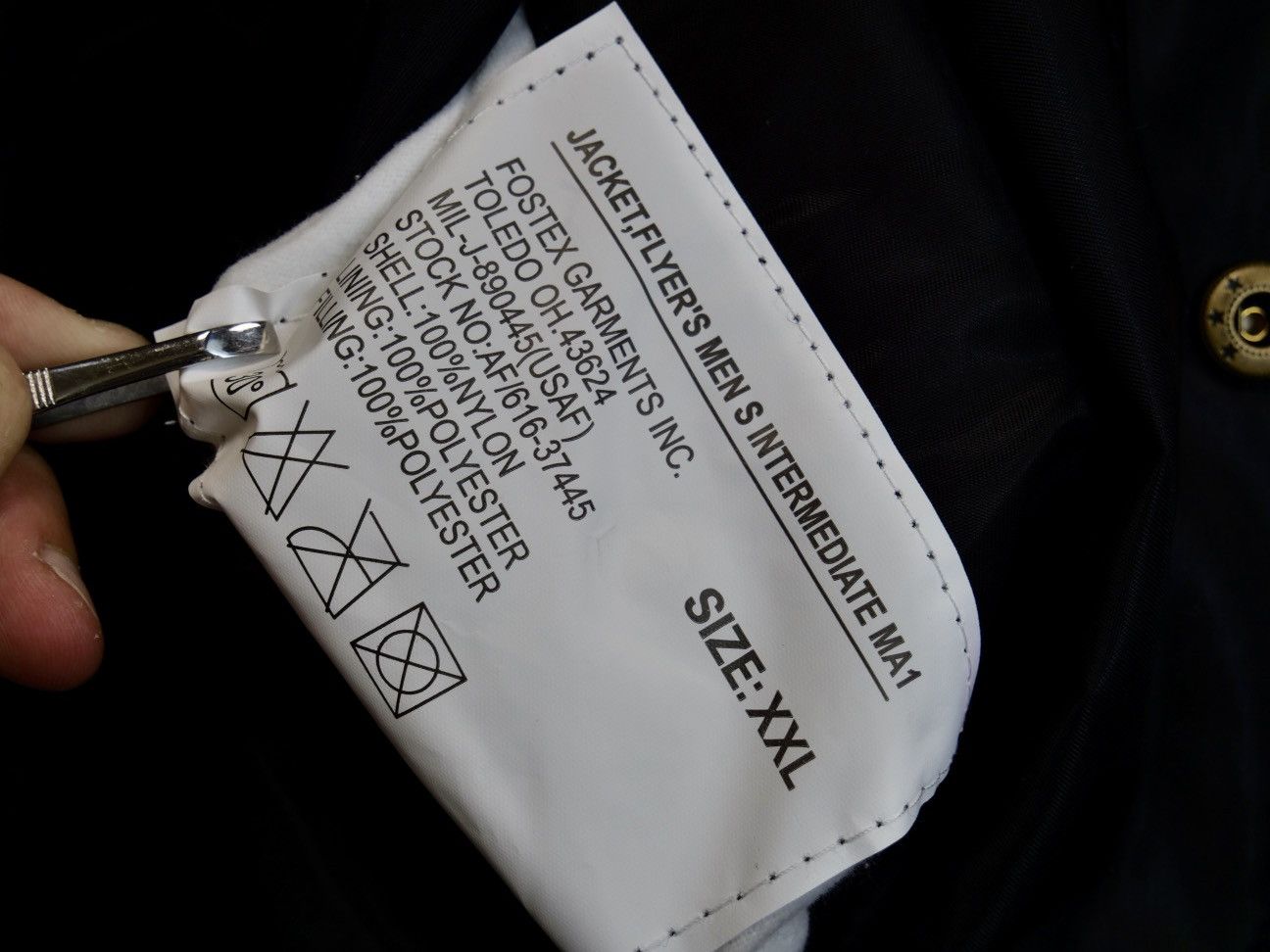 Fostex Garments Fostex Garments Black bomber Used By RAF for Riot Collection Size US XXL / EU 58 / 5 - 7 Thumbnail