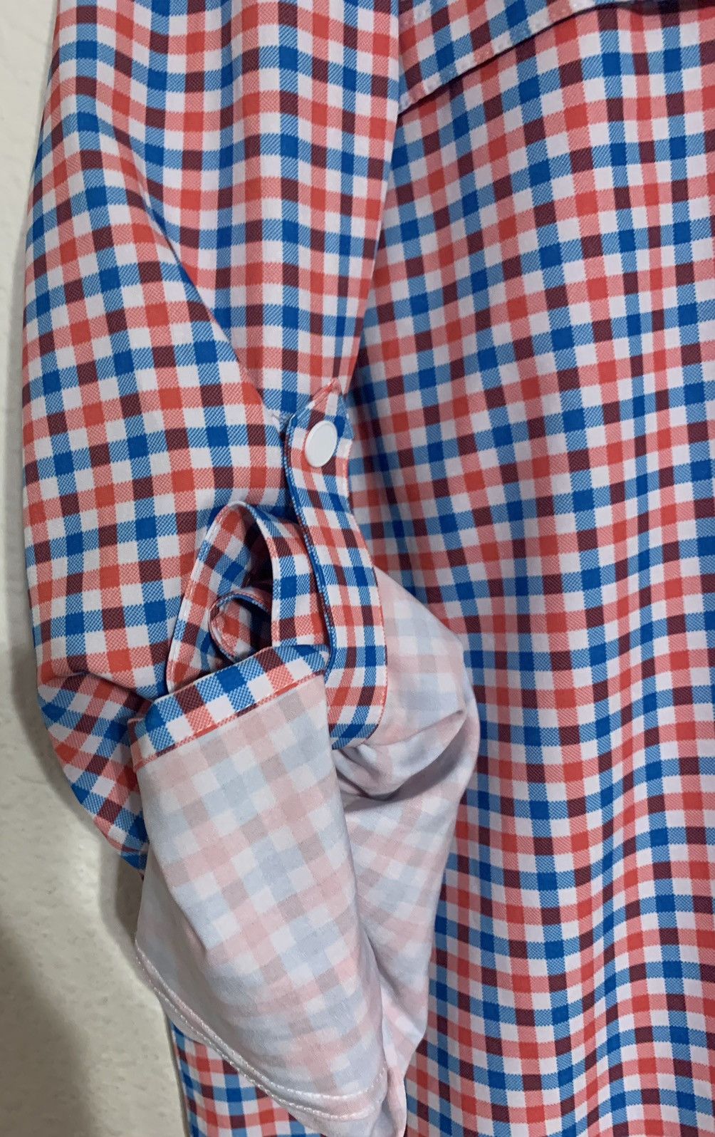 Field & Stream Field & Stream Fishing Shirt UPF 30 Red Pink Blue Plaids Size US XXL / EU 58 / 5 - 3 Thumbnail