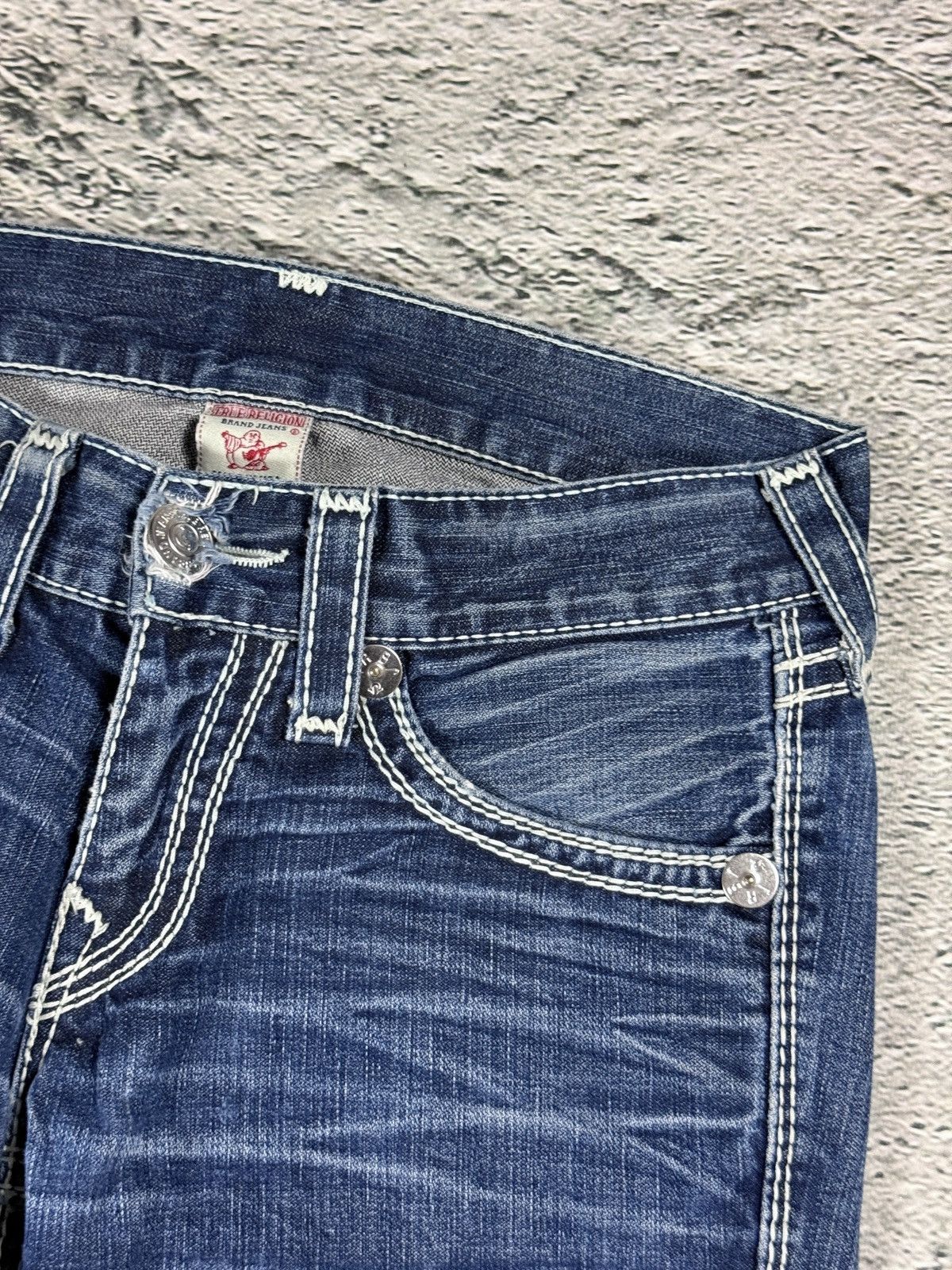 True Religion True Religion jeans vintage Bobby big QT denim straight Size US 29 - 9 Thumbnail