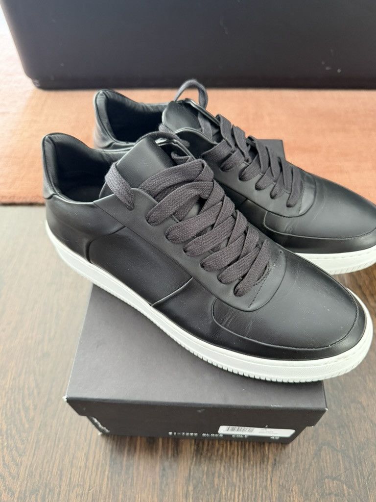 Wings + Horns Black Calf Leather Sneaker Size US 9 / EU 42 - 1 Thumbnail