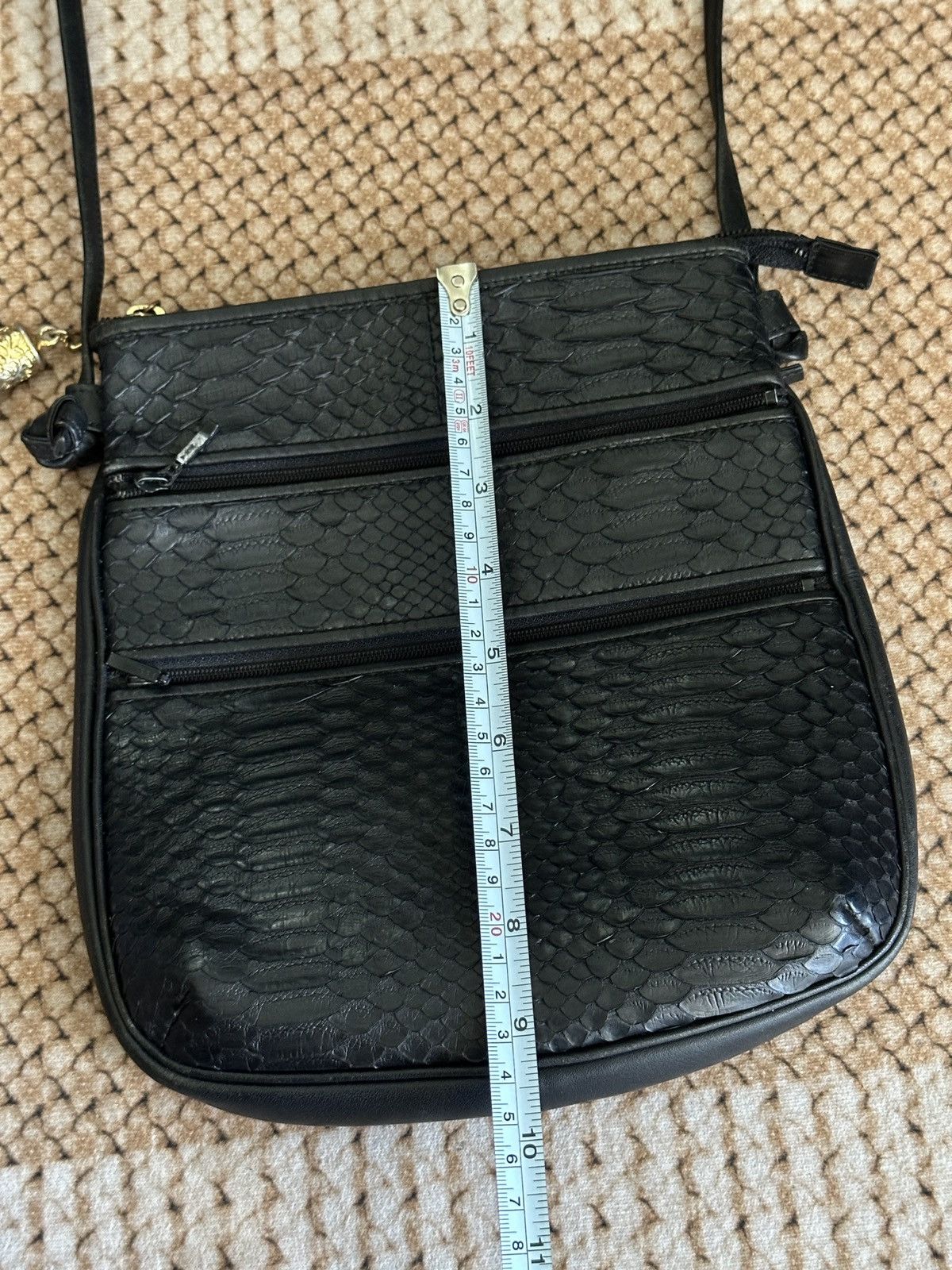 KMRii Vintage Made in Japan Snakeskin Leather Kmrii Style Bag Size ONE SIZE - 16 Thumbnail