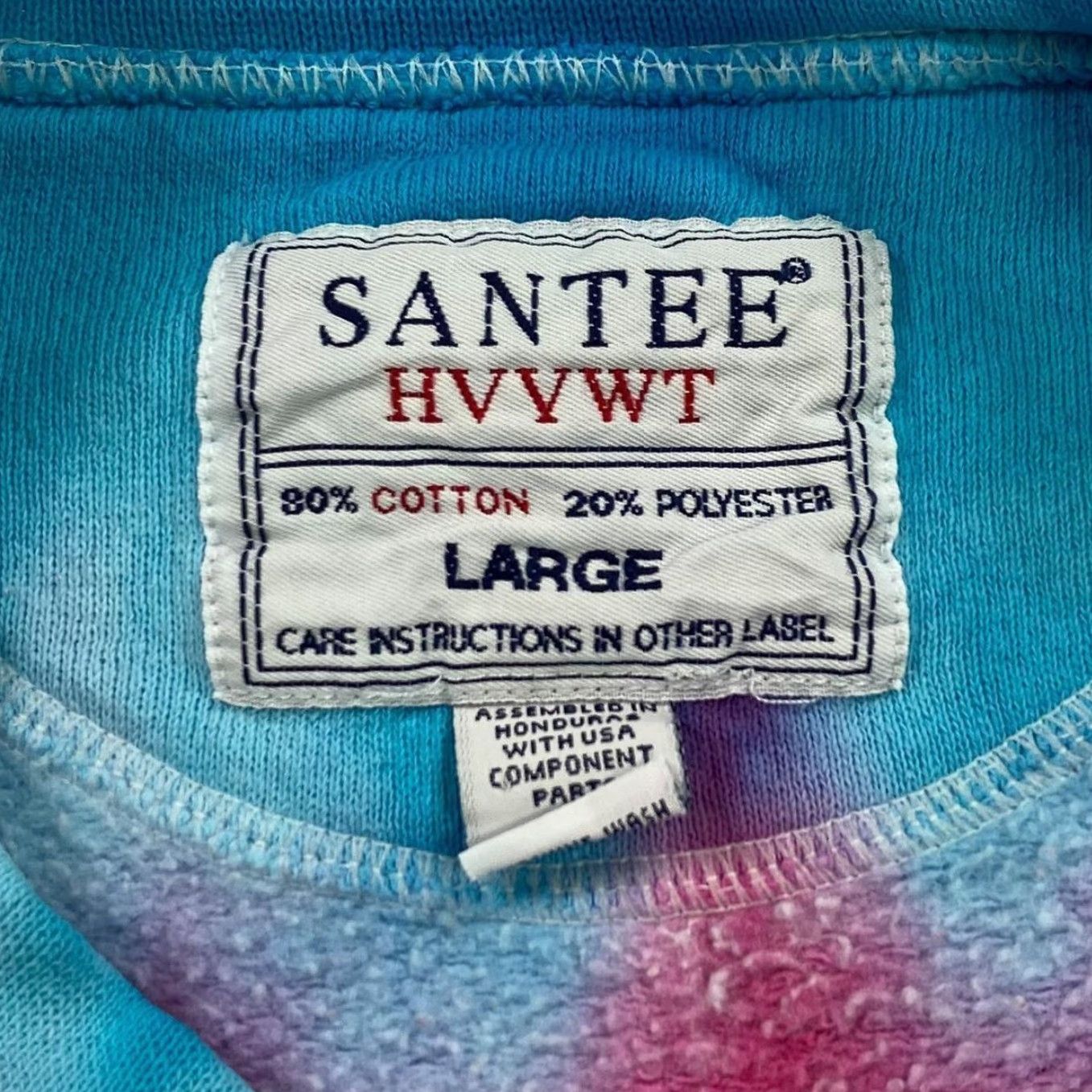Vintage VINTAGE SANTEE HVYWT USA Flag Graphic Tie Dye Sweatshirt Large Size US L / EU 52-54 / 3 - 3 Thumbnail